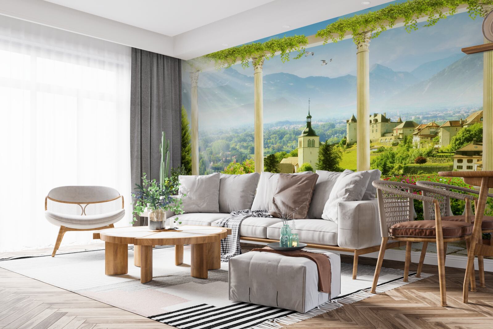 Fototapeta výhľad na Taliansko z balkóna