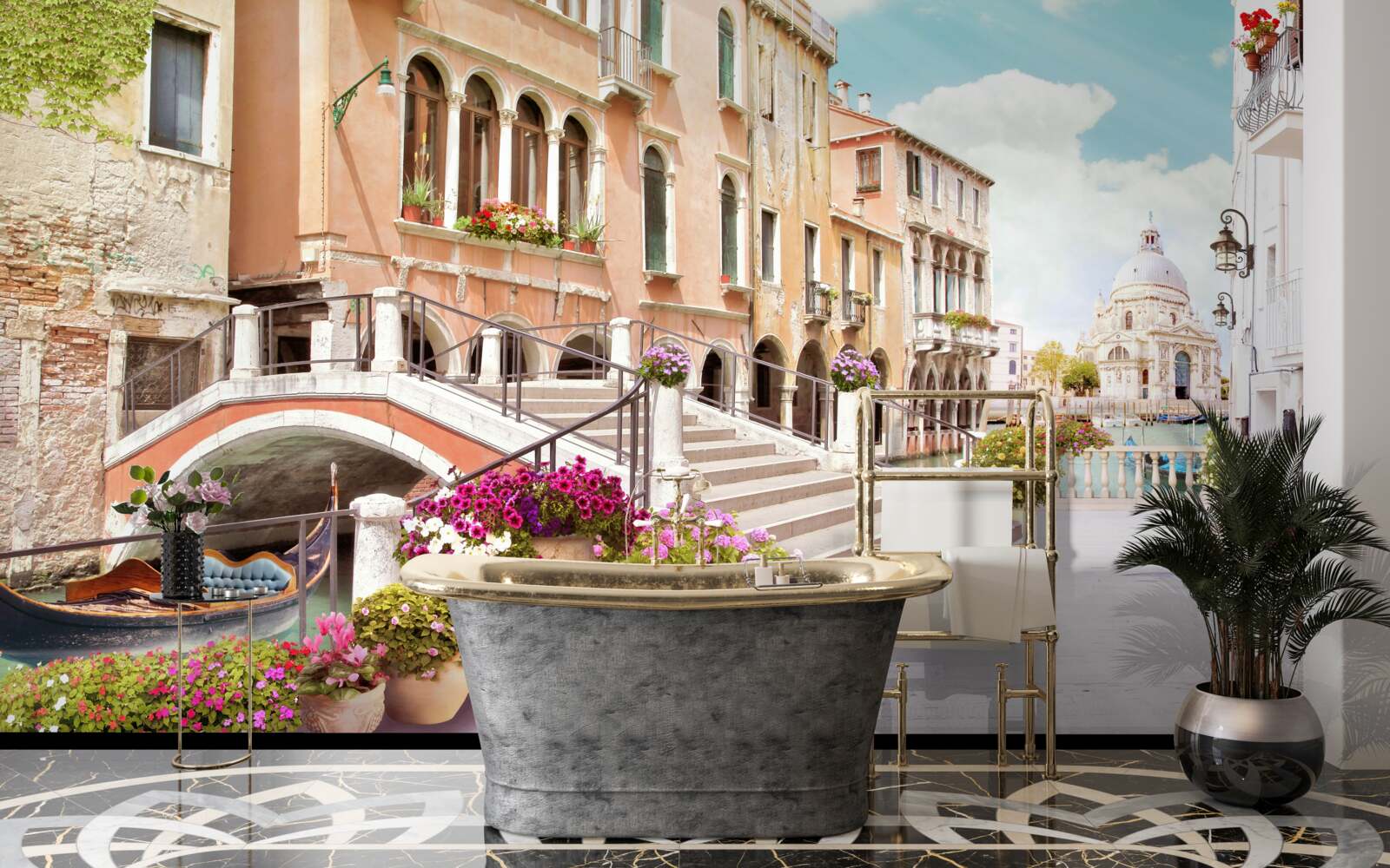 Fototapeta domy v Benátkach