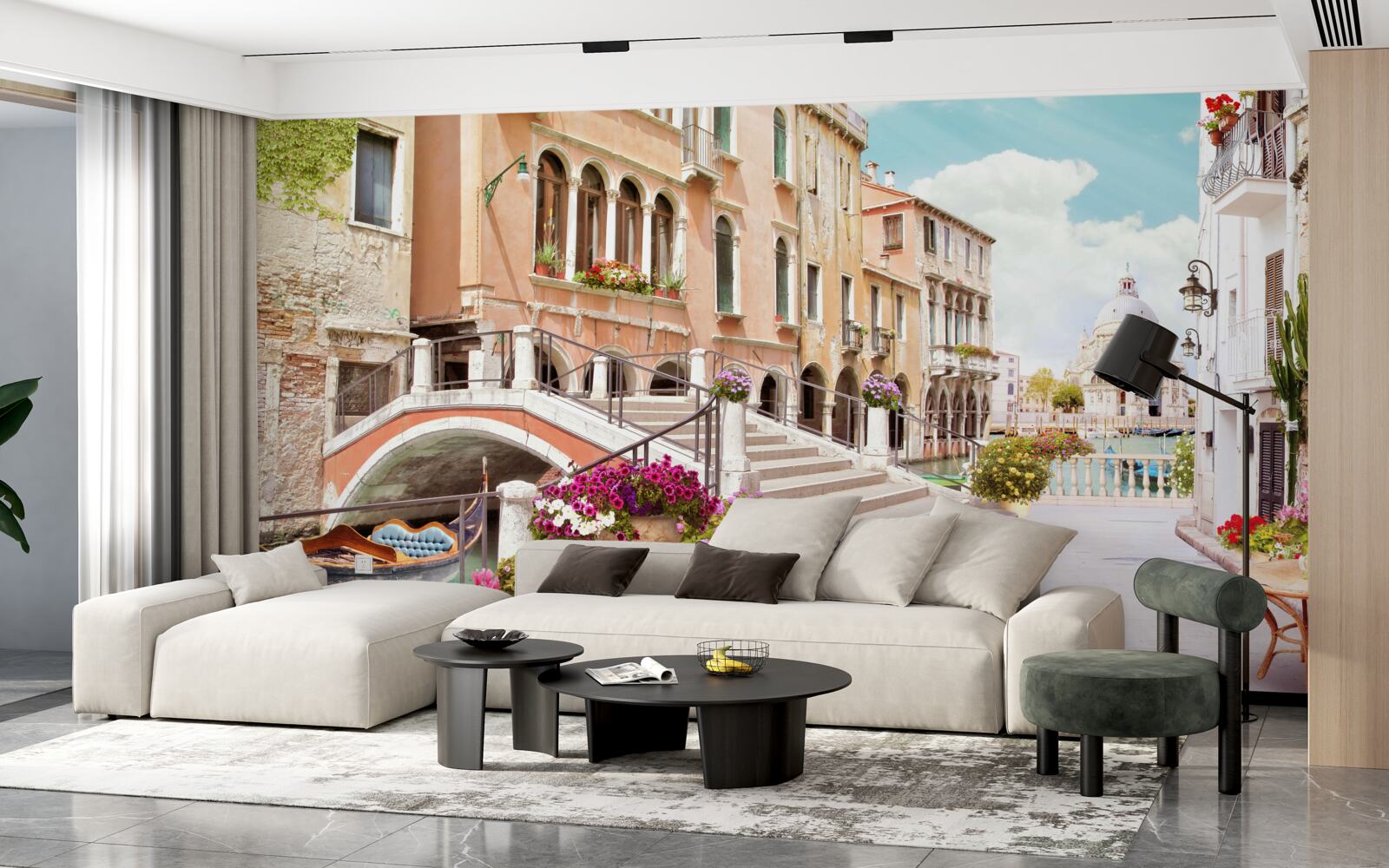 Fototapeta domy v Benátkach