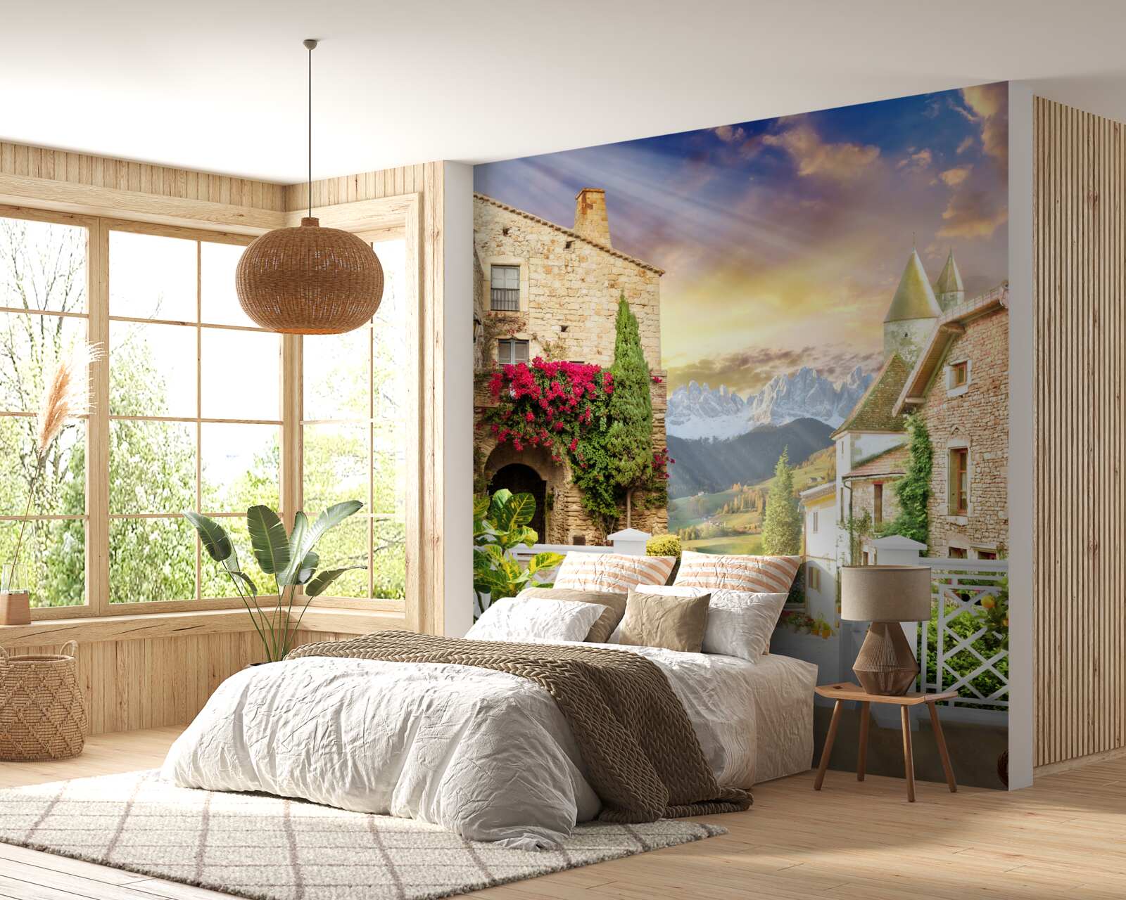 Fototapeta veranda v provensálskom štýle