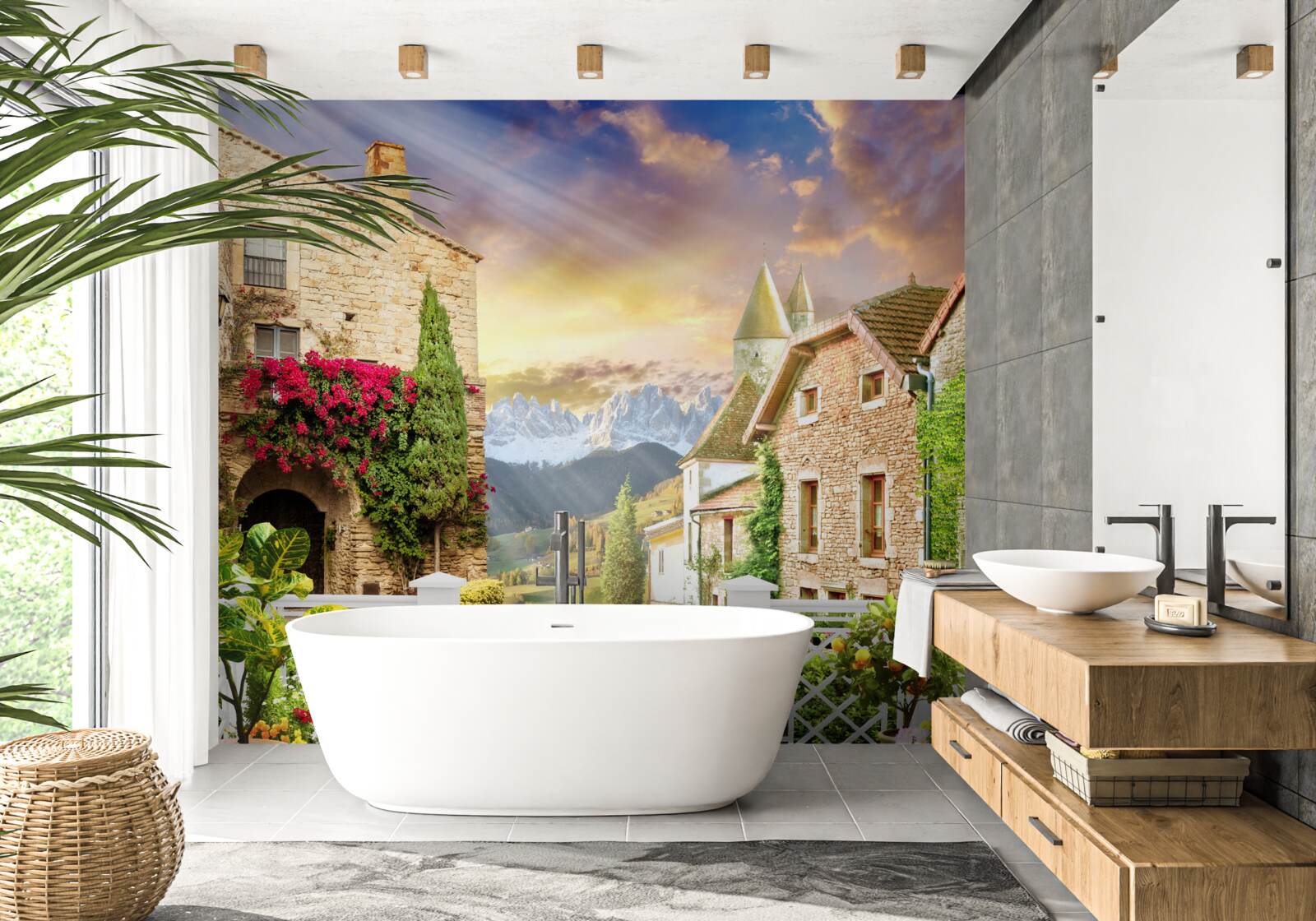 Fototapeta veranda v provensálskom štýle