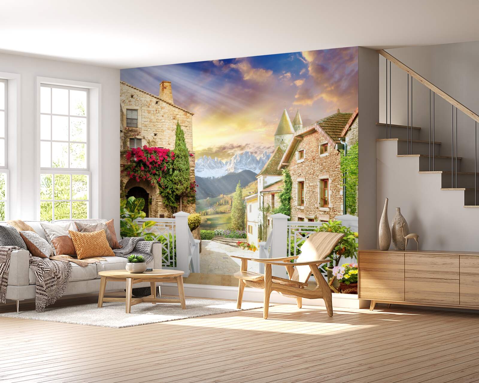 Fototapeta veranda v provensálskom štýle