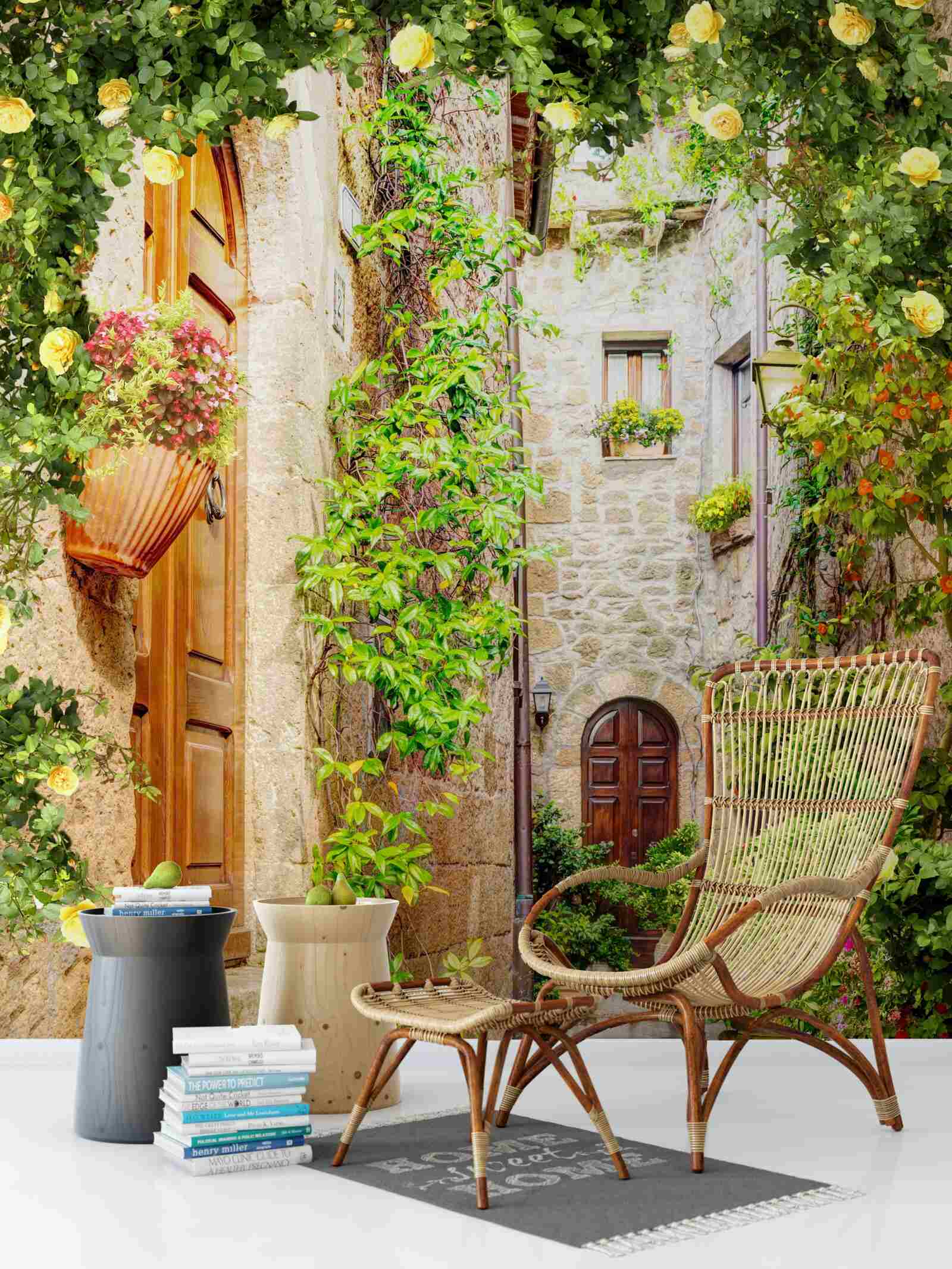 Fototapeta úzka mestská ulica