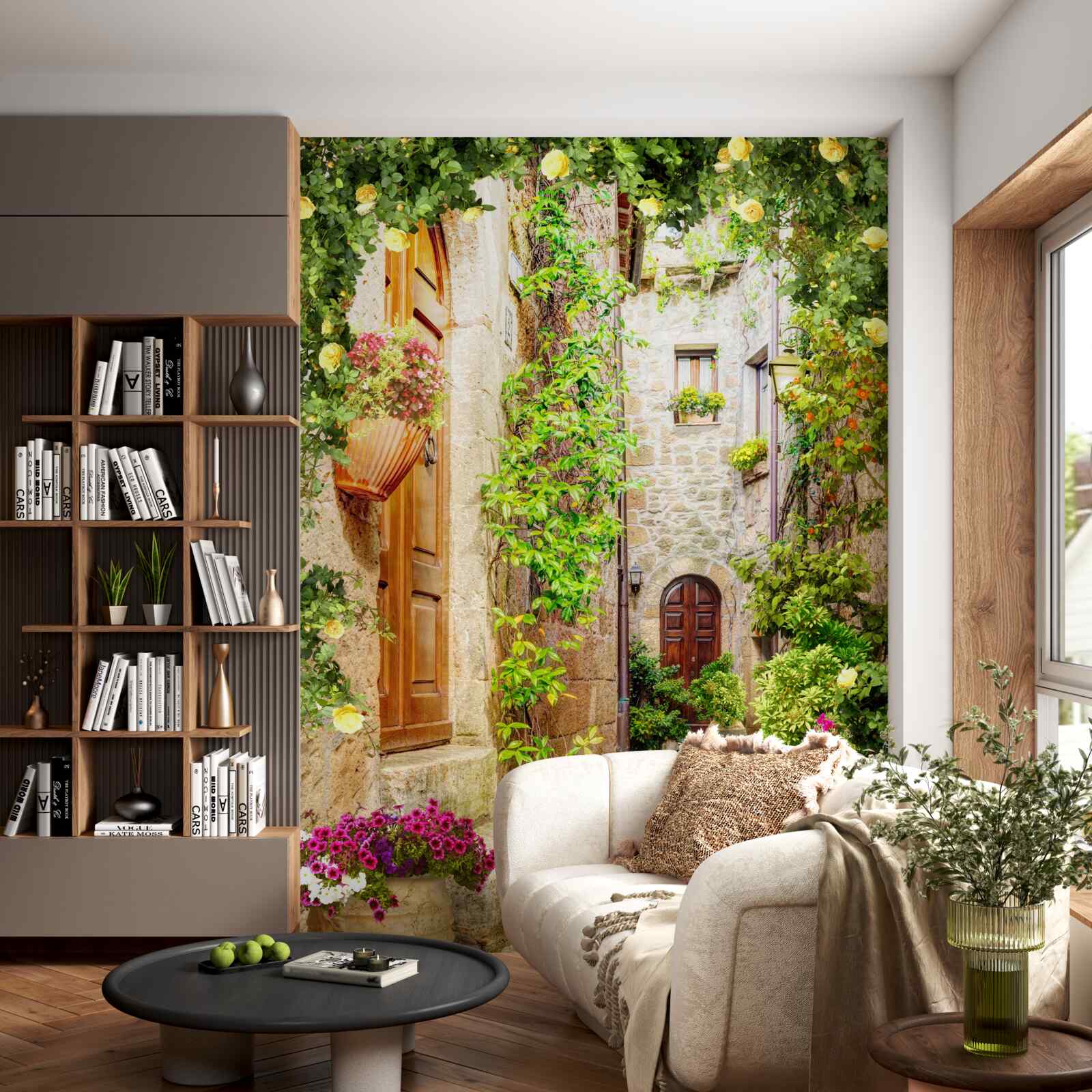 Fototapeta úzka mestská ulica