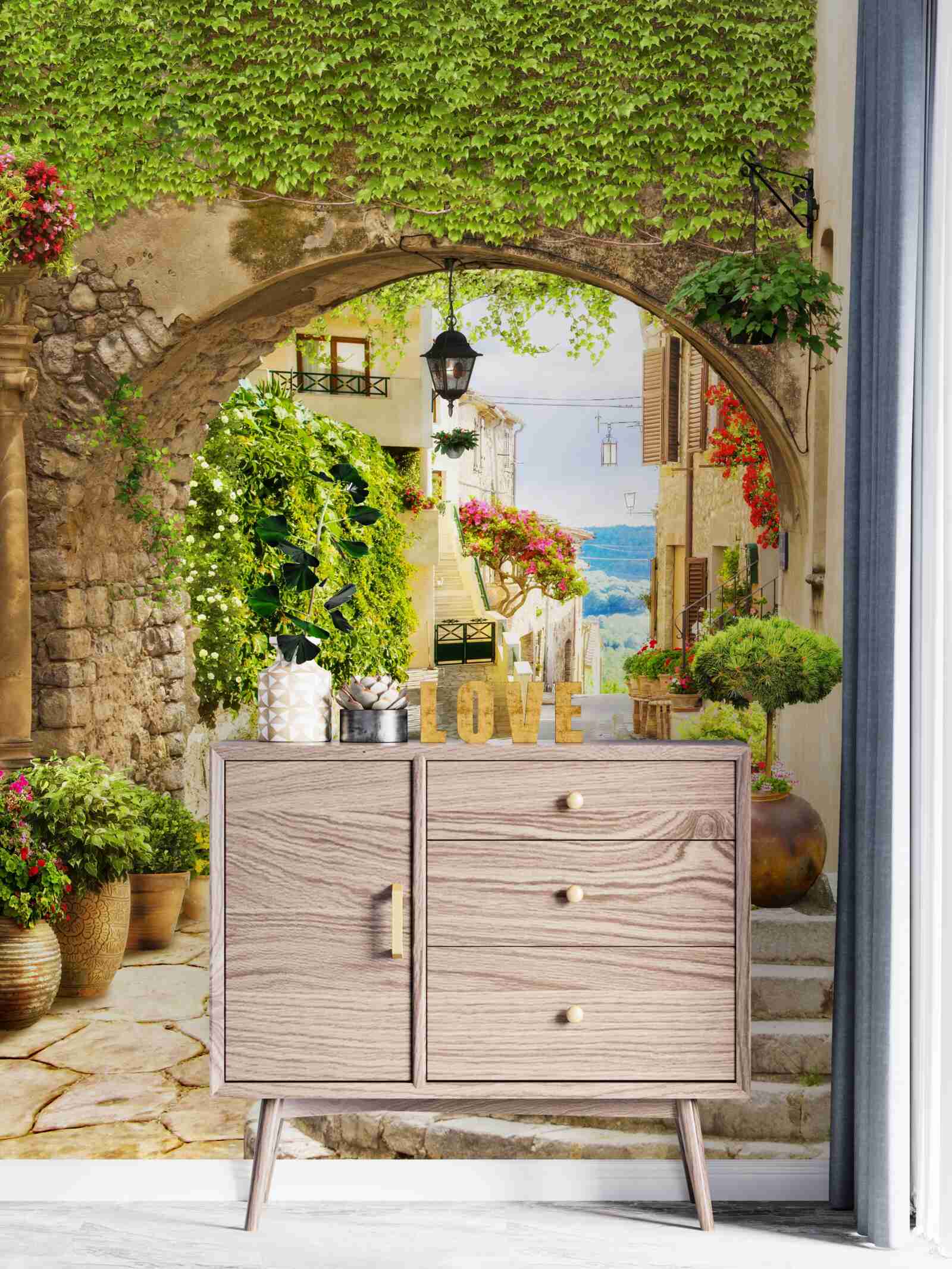 Fototapeta cesta z aleje k moru