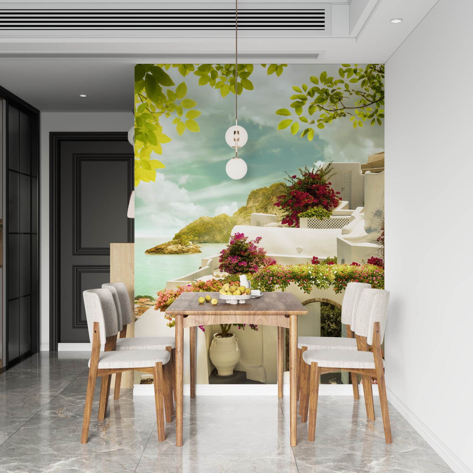 Fototapeta biele grécke budovy