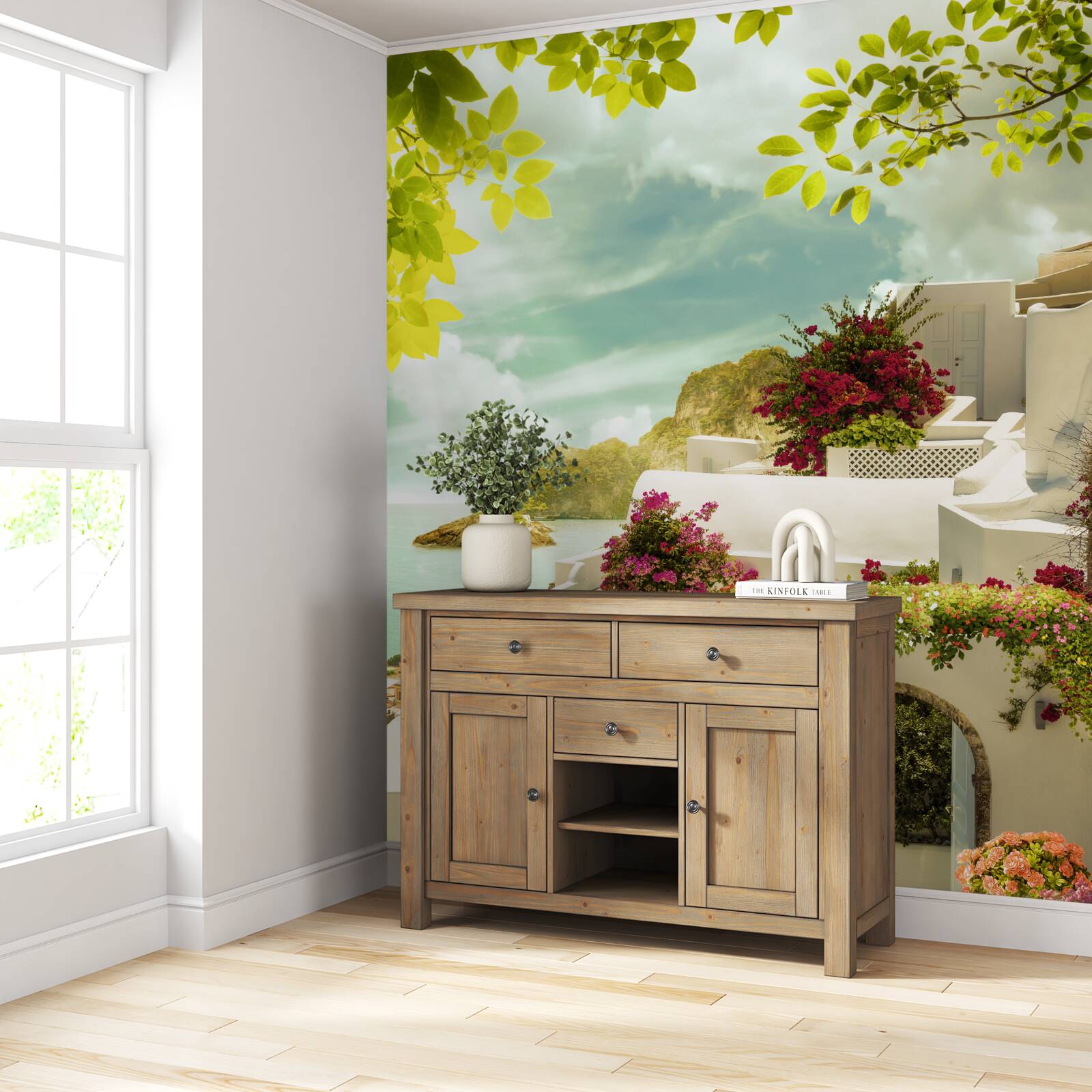 Fototapeta biele grécke budovy