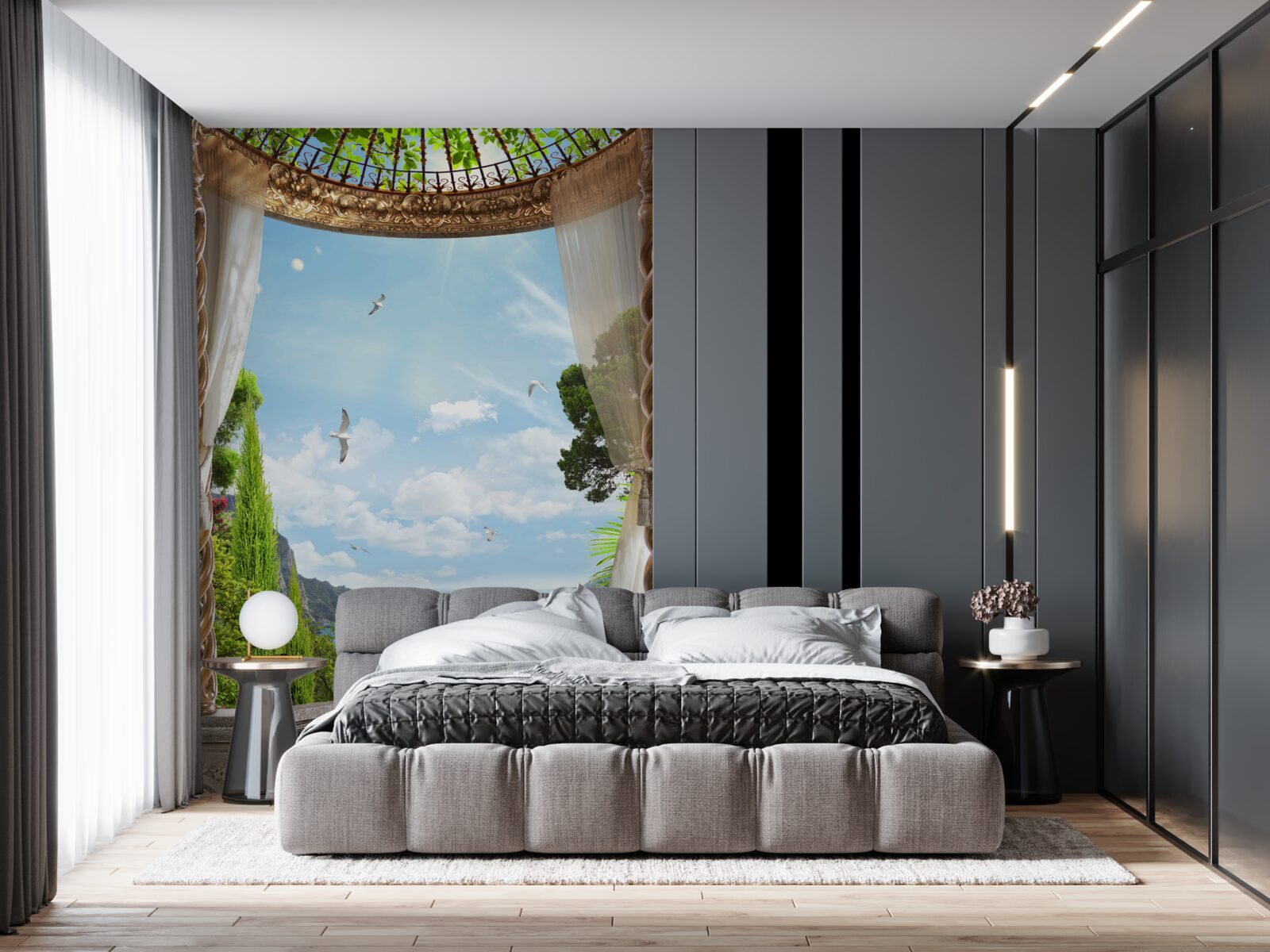 Fototapeta nádherný výhľad, ktorý môžete obdivovať z balkóna