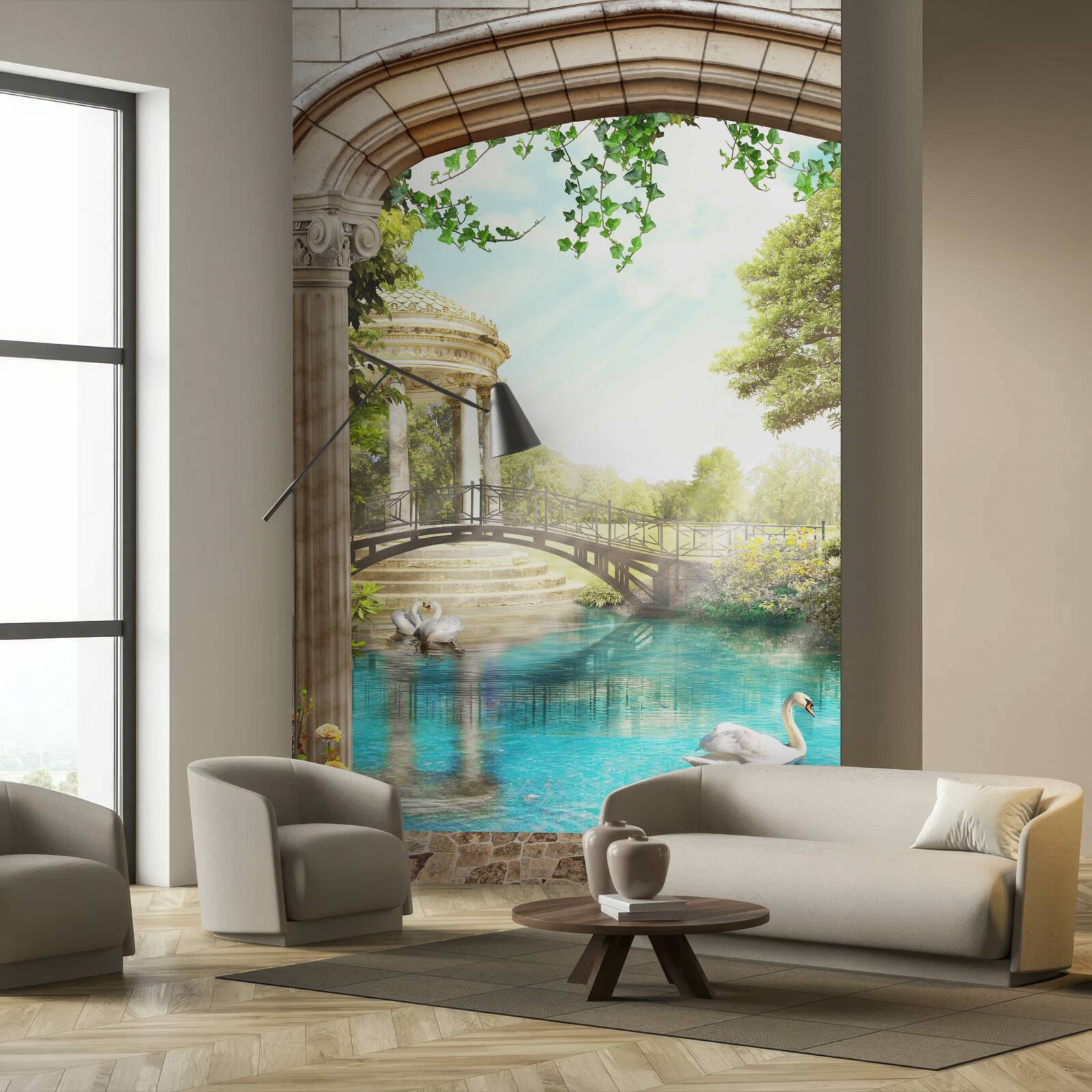 Fototapeta pavilón na Labutom jazere