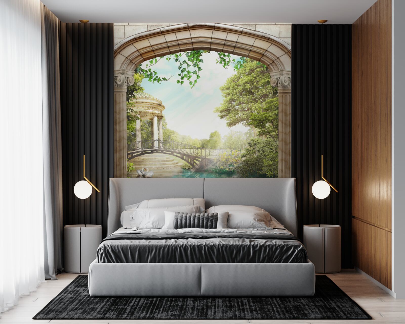 Fototapeta pavilón na Labutom jazere