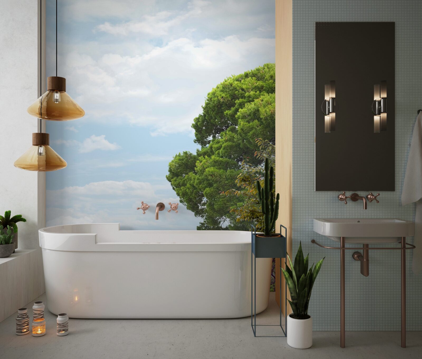 Fototapeta majestátne kaskádové vodopády