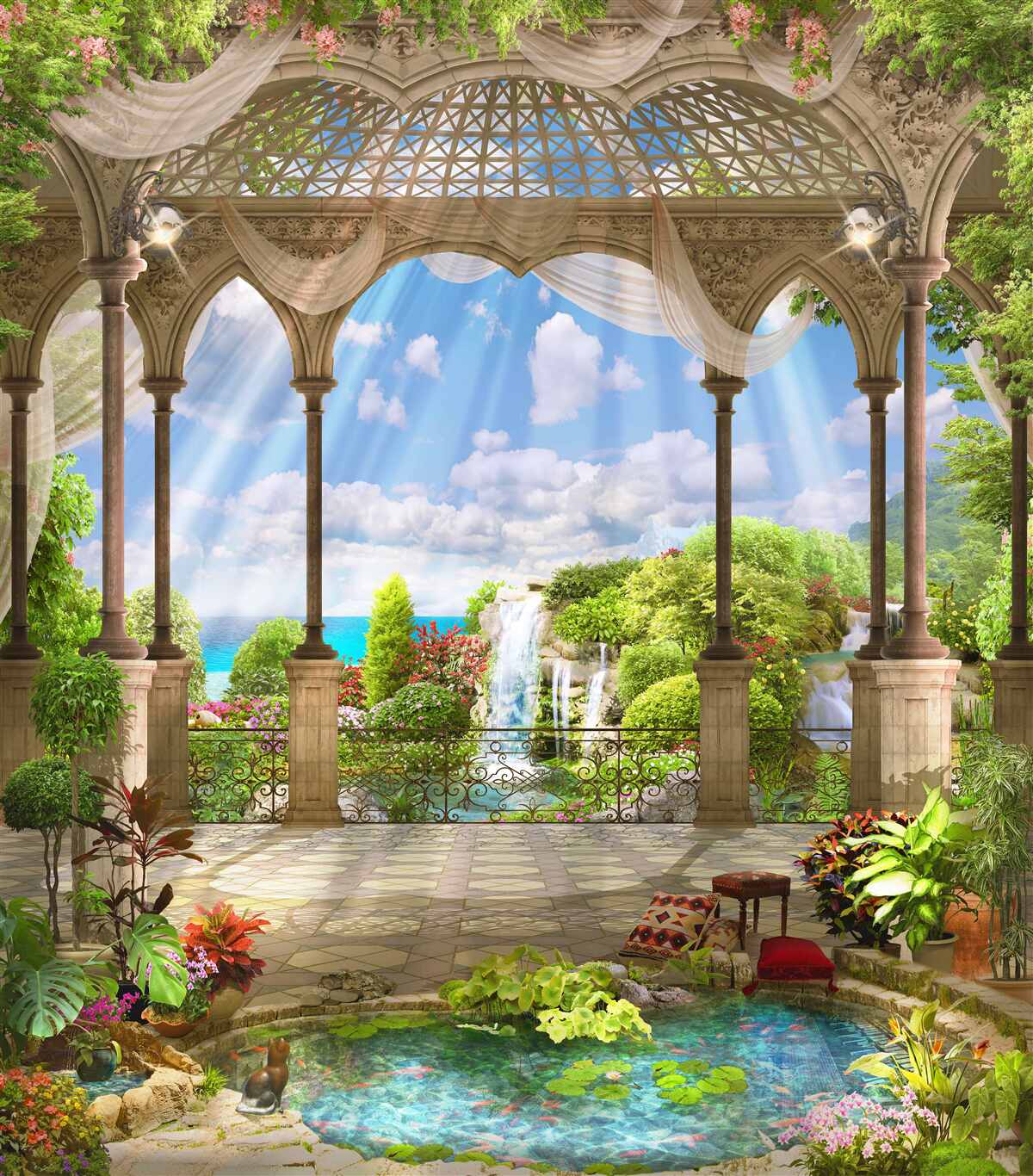 Fototapeta mimoriadne atraktívna terasa