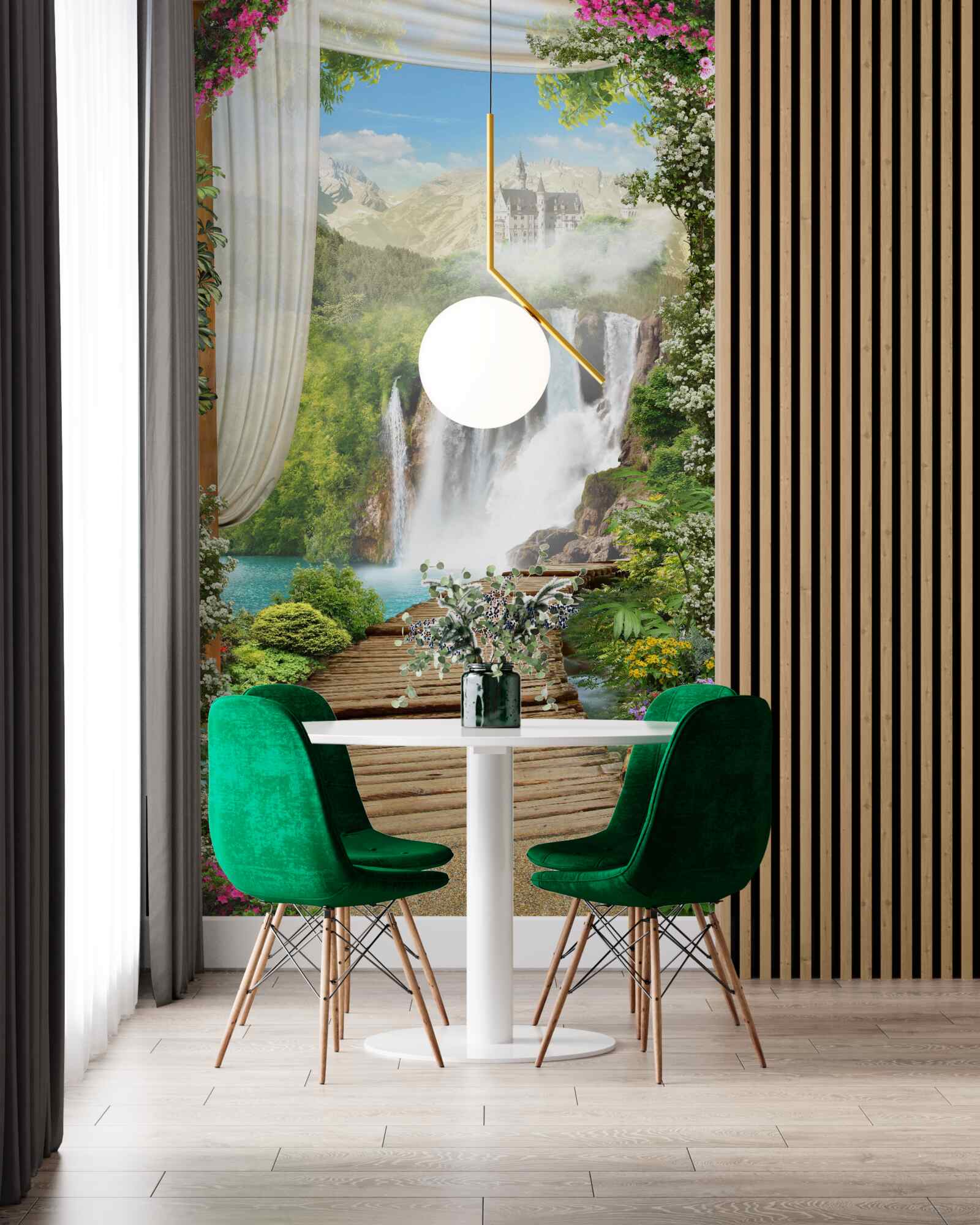 Fototapeta cesta vedúca k vodopádu