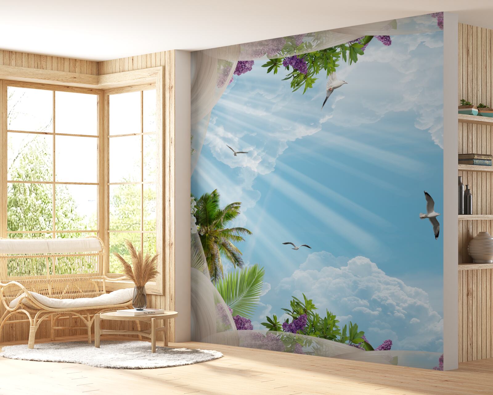 Fototapeta vtáky a obloha