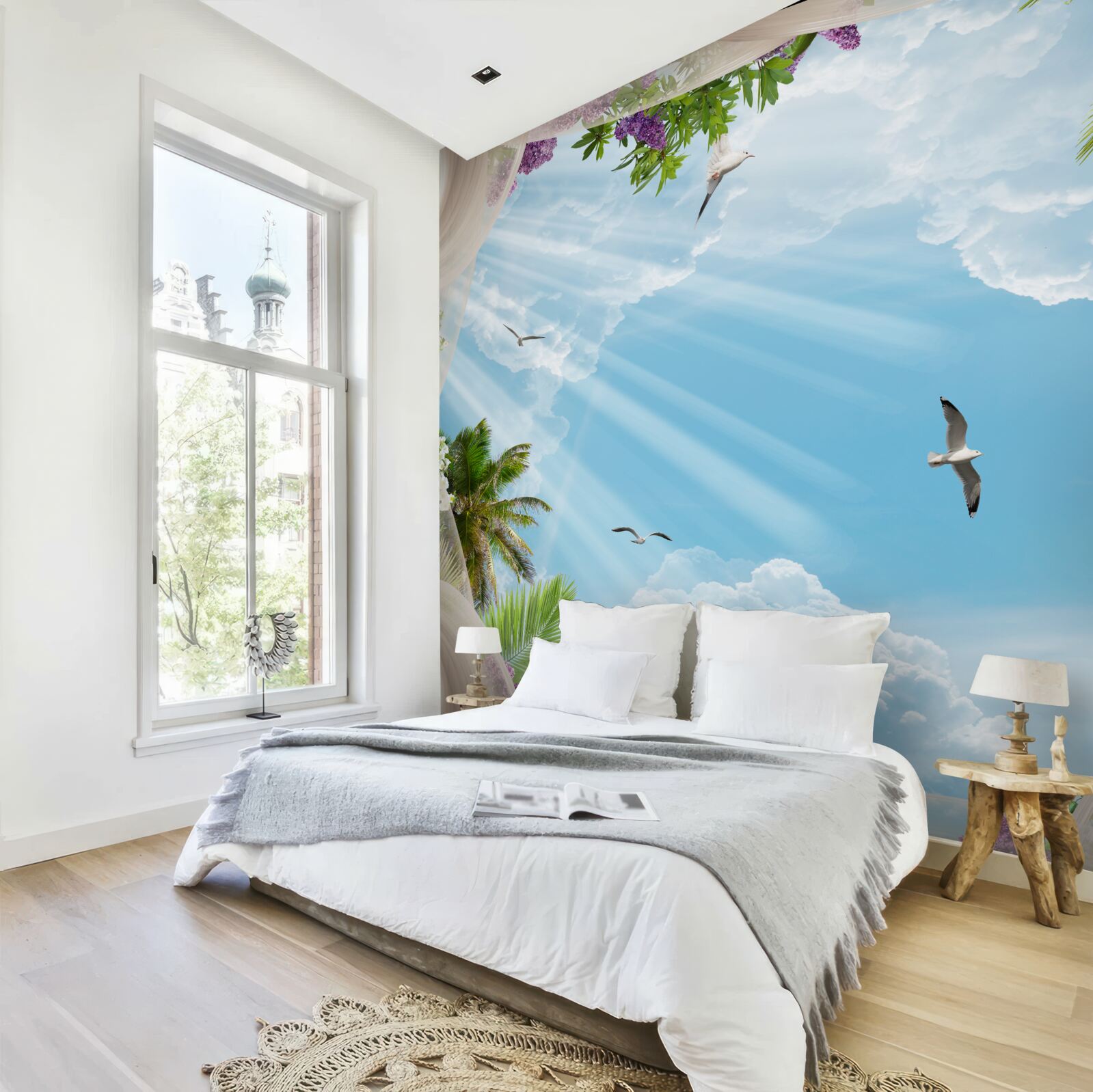 Fototapeta vtáky a obloha