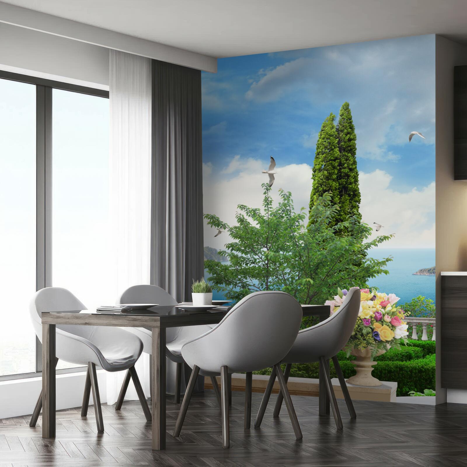 Fototapeta črepníkové kvety