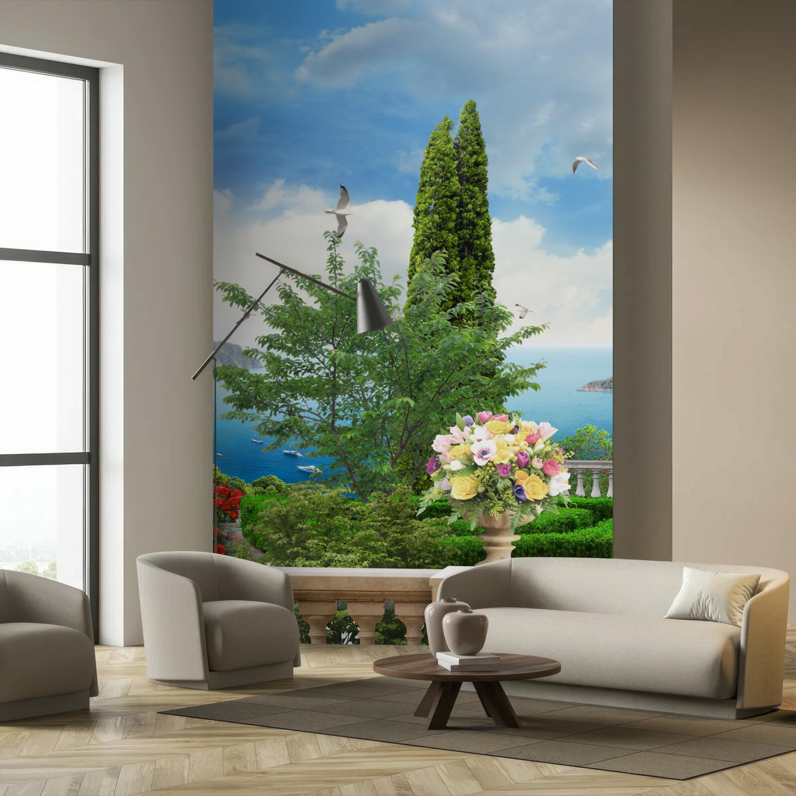 Fototapeta črepníkové kvety