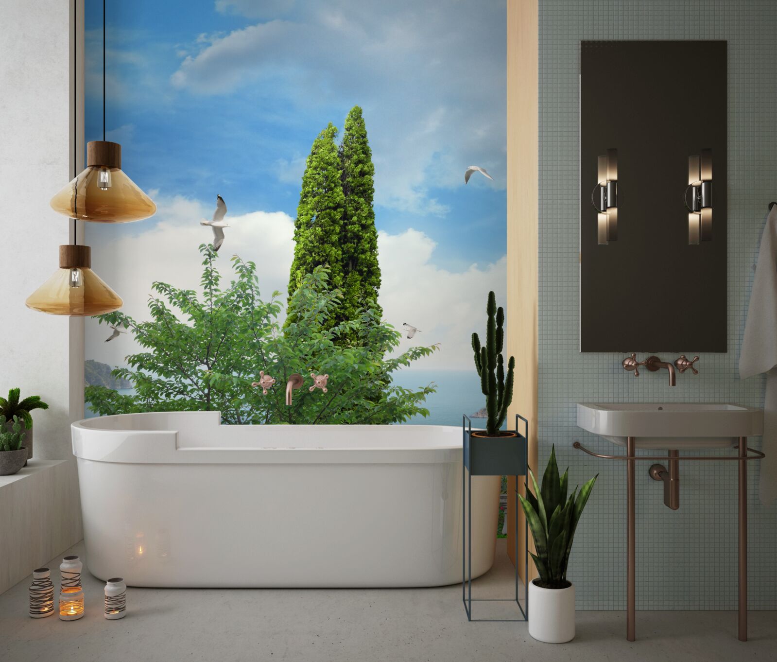 Fototapeta črepníkové kvety