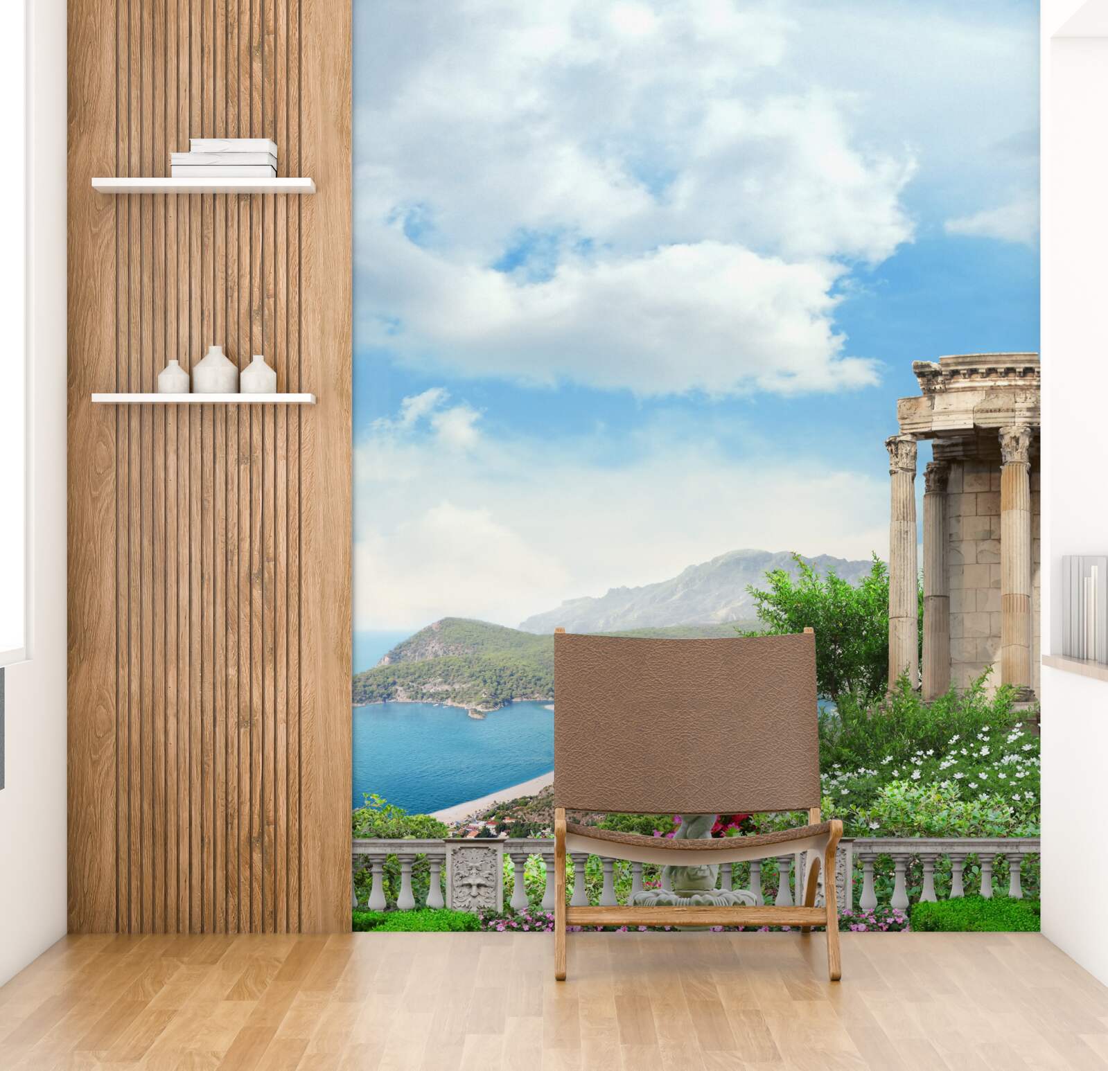 Fototapeta vodný prvok v záhrade