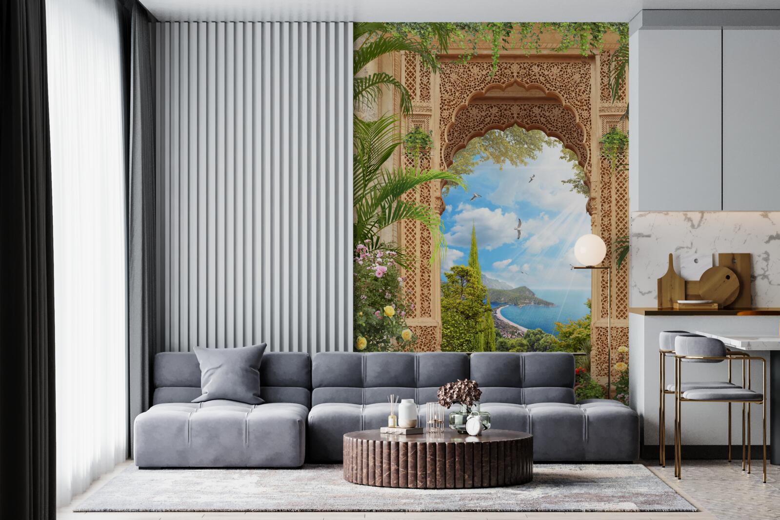 Fototapeta ladný prelamovaný oblúk