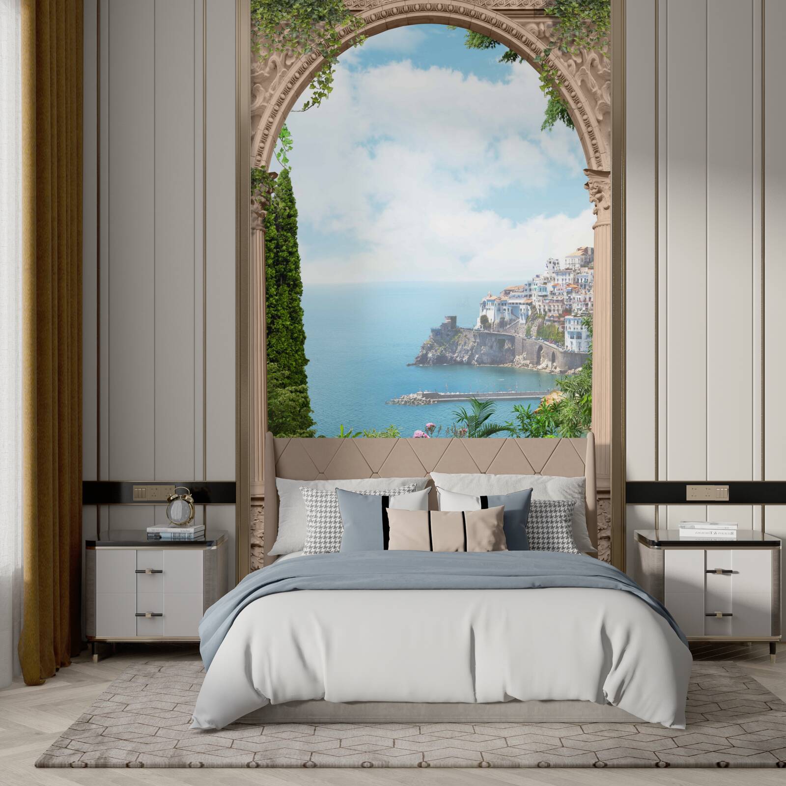 Fototapeta krajina zálivu v Taliansku