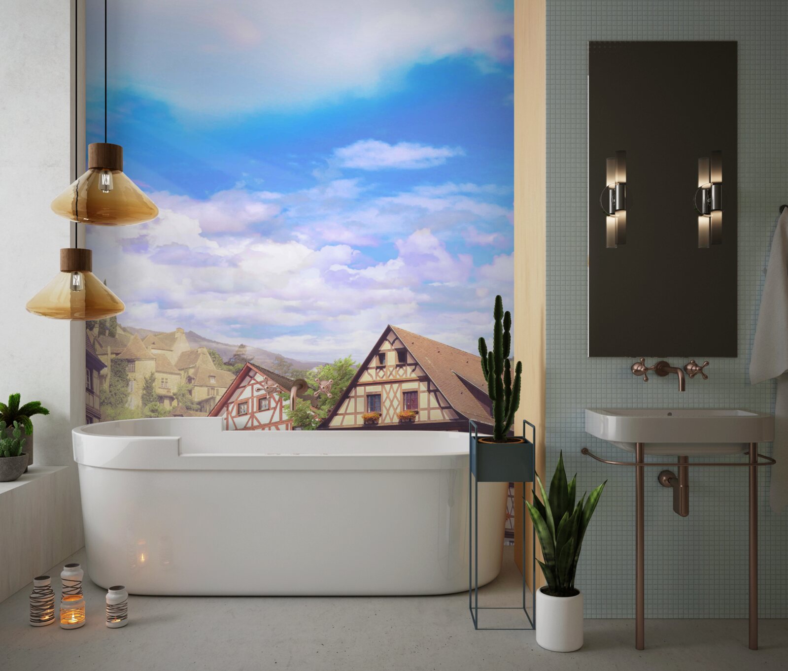 Fototapeta krásny výhľad na mesto