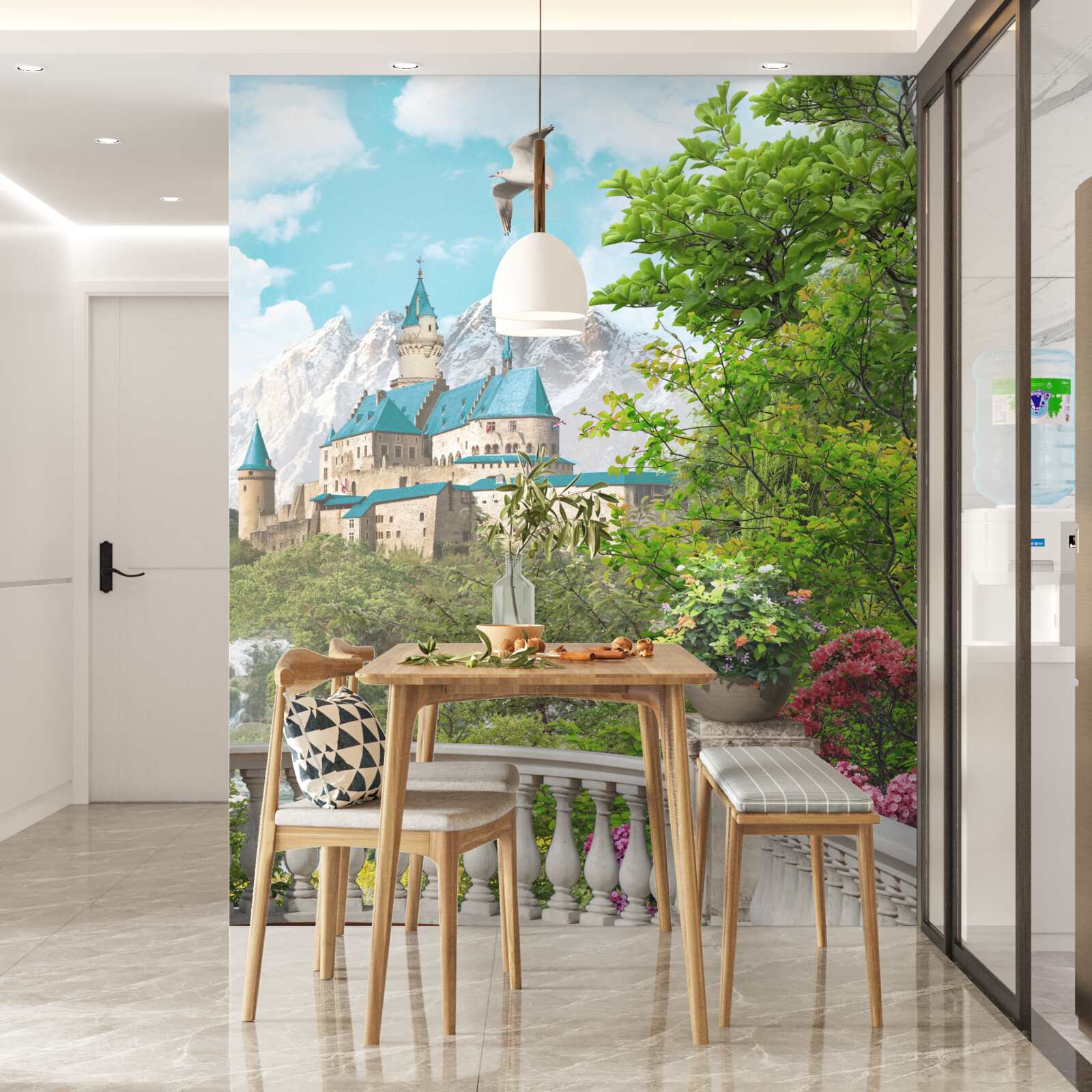 Fototapeta loggia s výhľadom na pevnosť