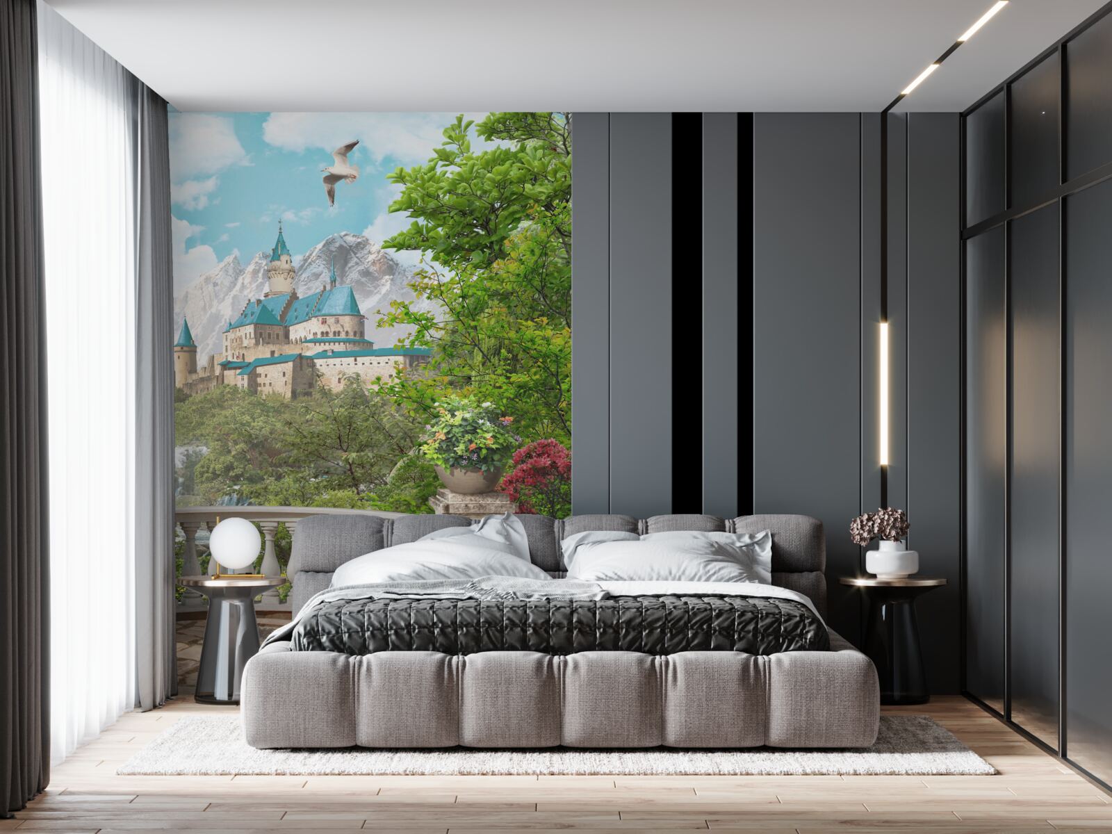 Fototapeta loggia s výhľadom na pevnosť