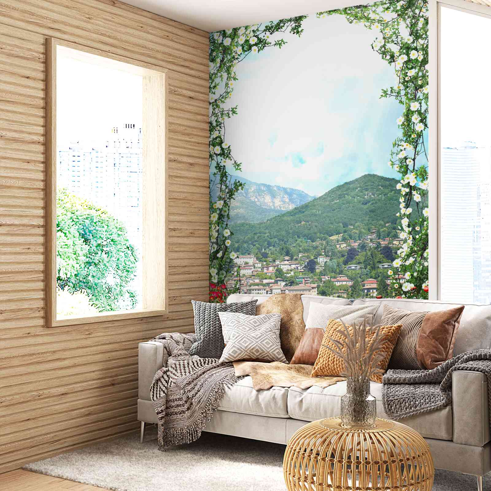 Fototapeta panoráma rušného mesta