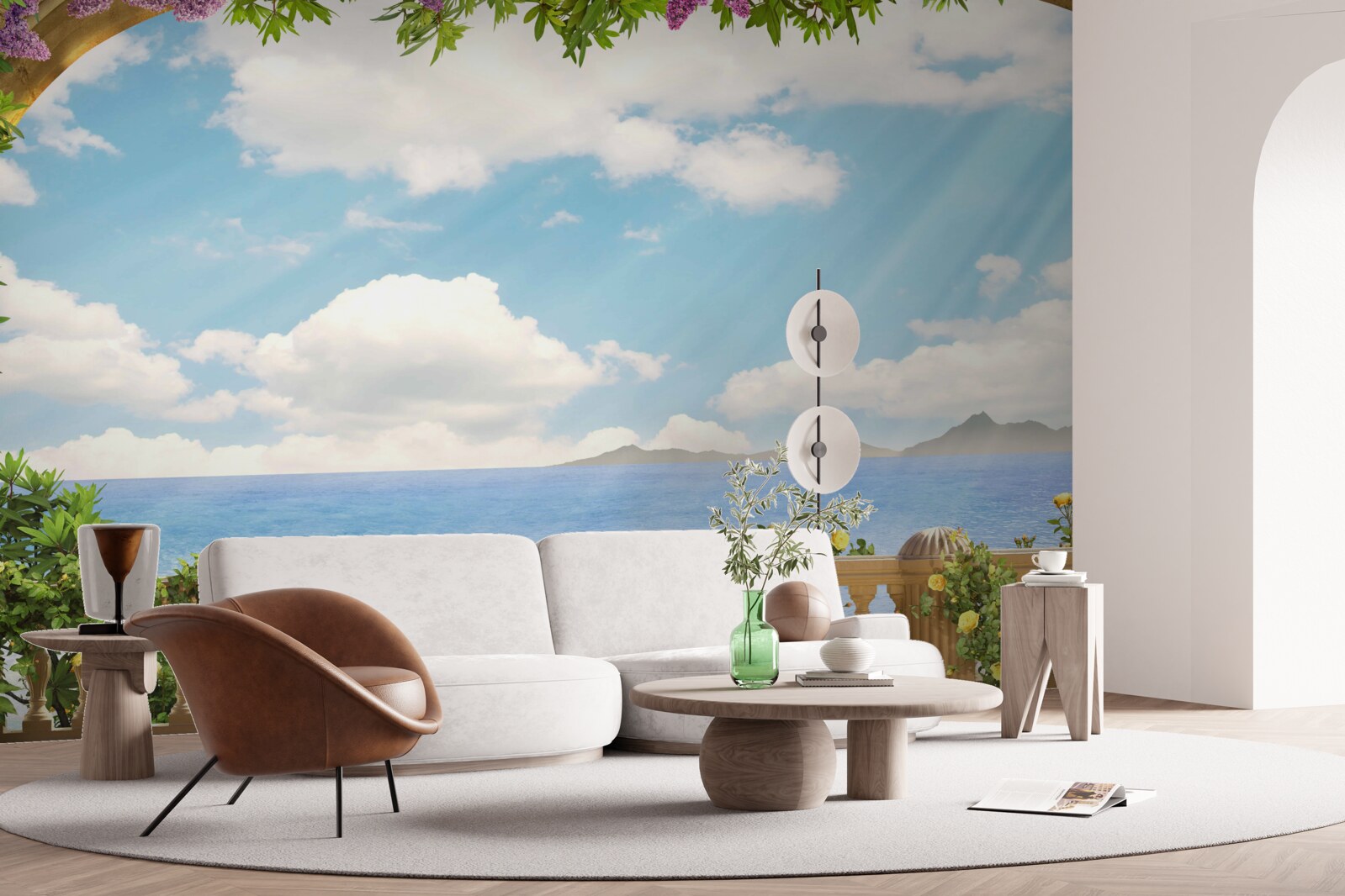 Fototapeta panoráma mora a zamračená obloha