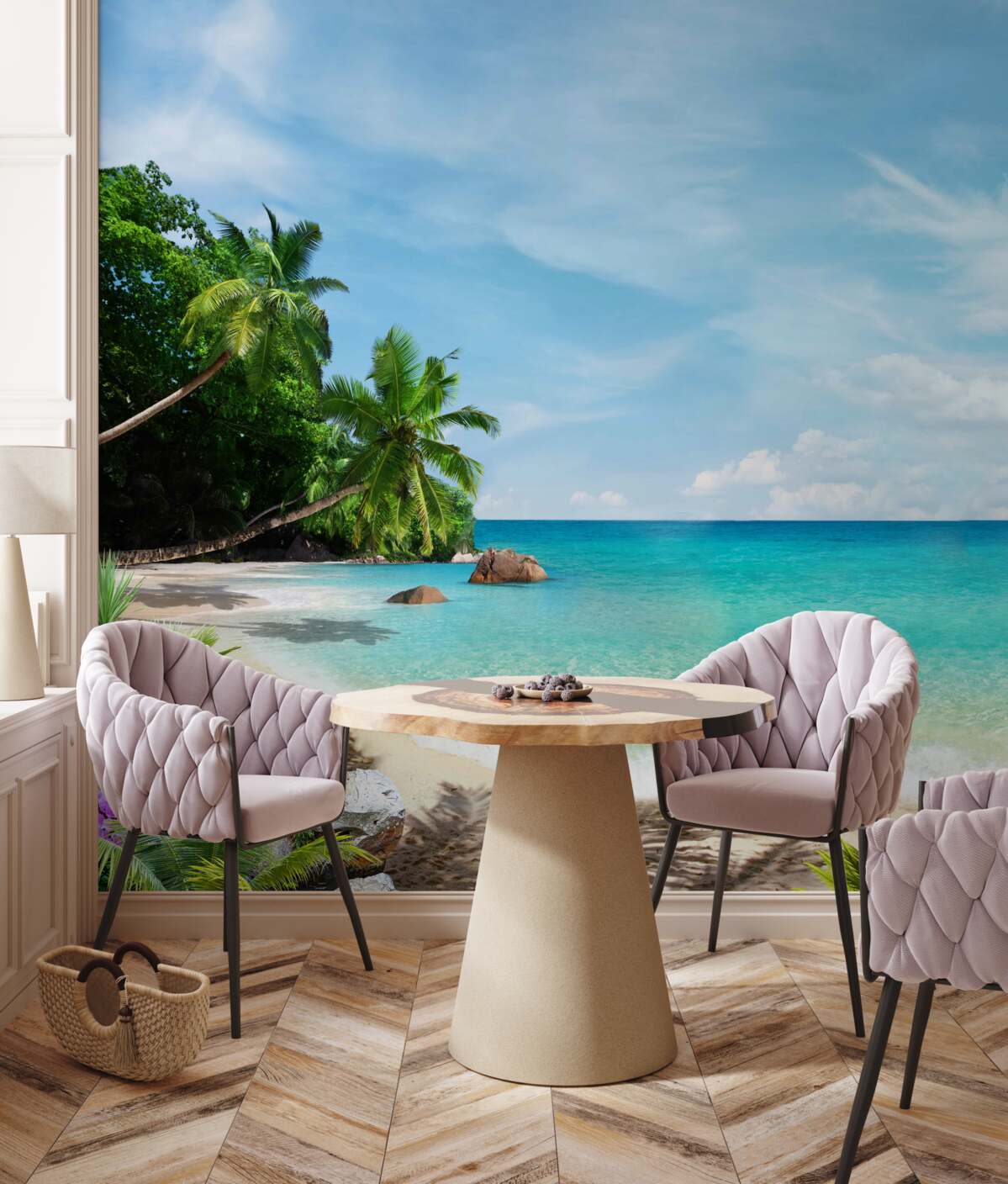 Fototapeta pláž s pieskom a morskou hladinou