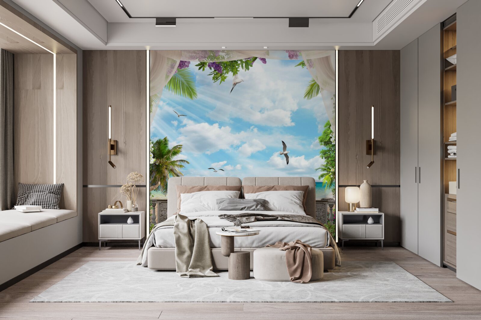 Fototapeta terasa s nádherným výhľadom