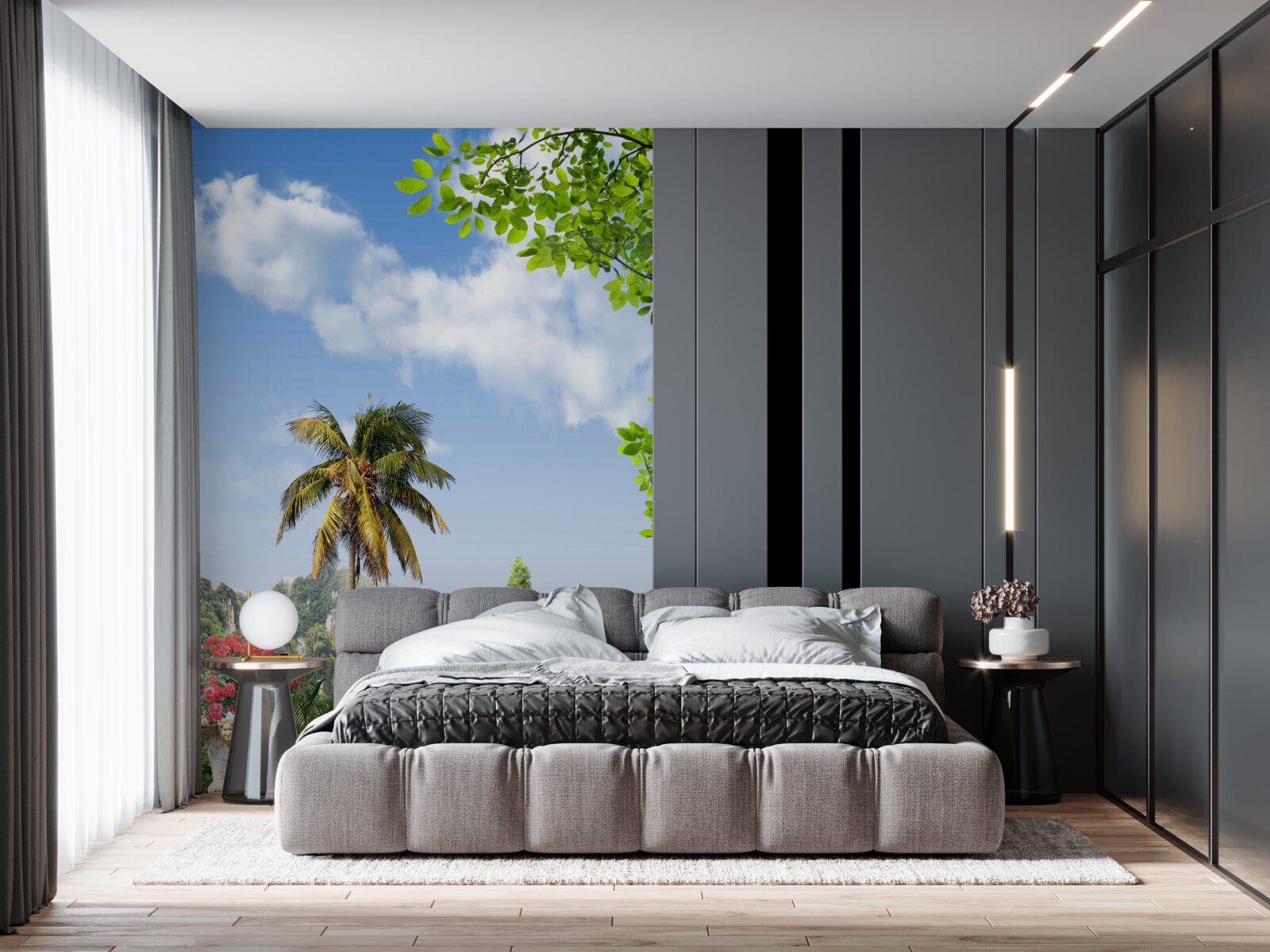 Fototapeta páv pri schodoch