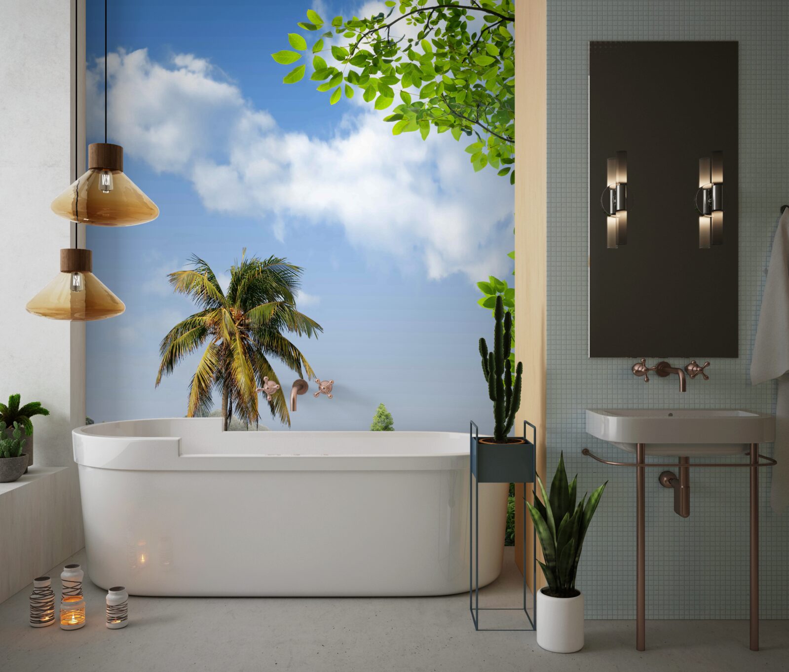 Fototapeta páv pri schodoch