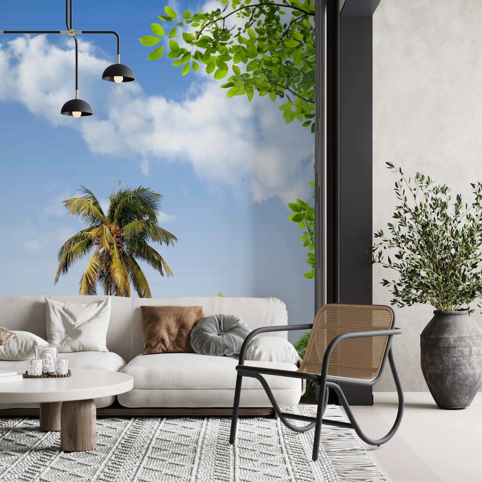 Fototapeta páv pri schodoch