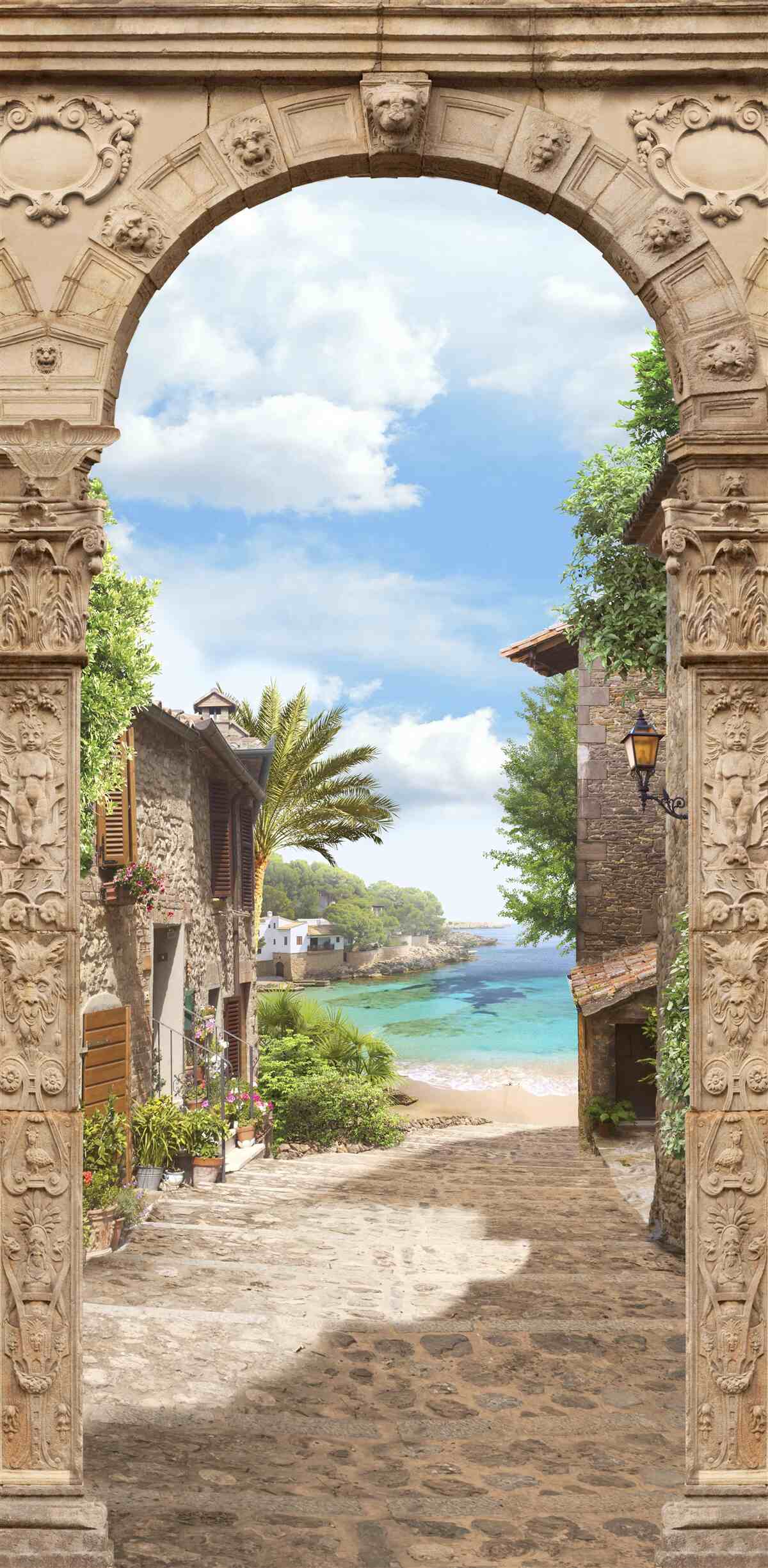 Fototapeta morský oblúk s malebným výhľadom