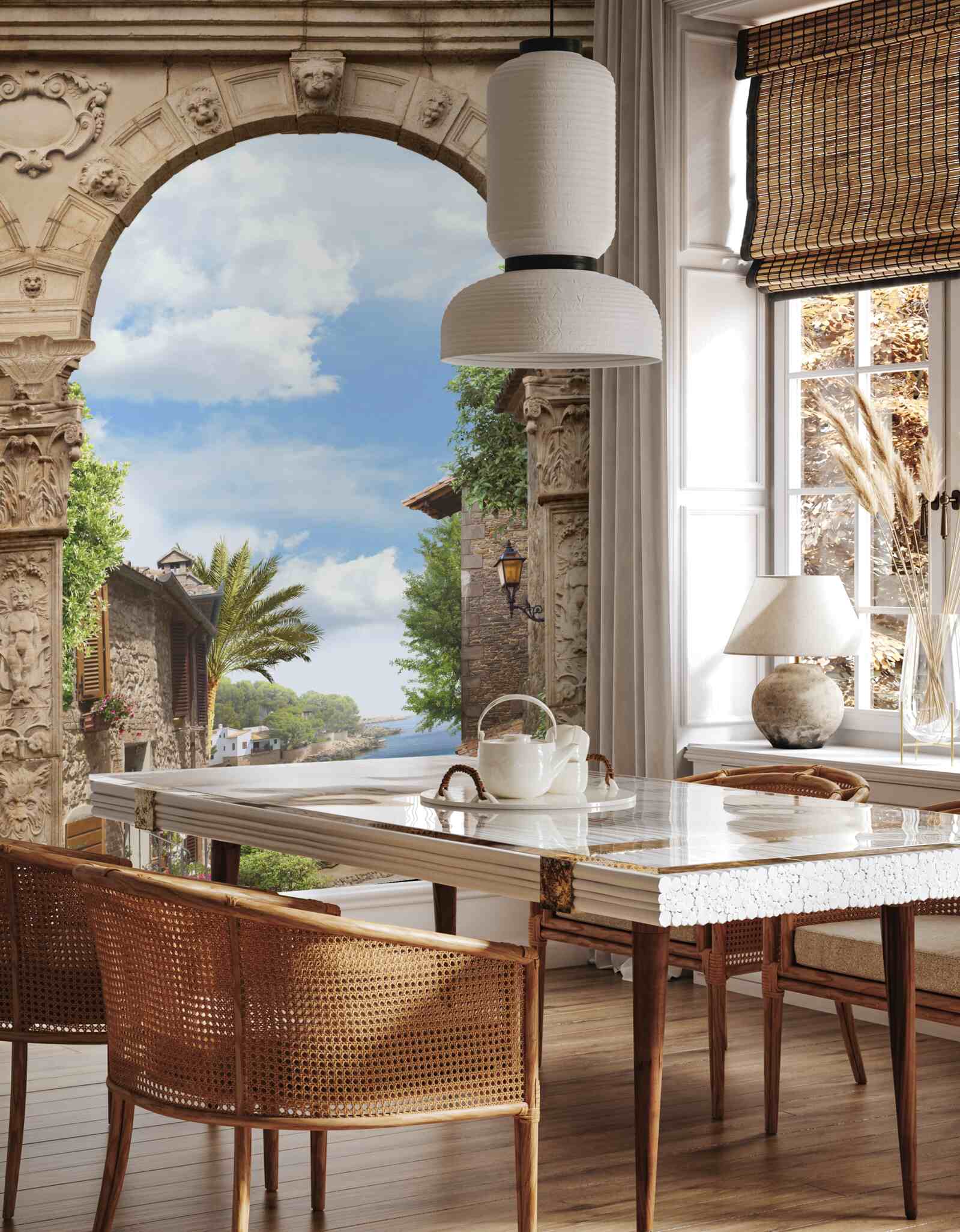 Fototapeta morský oblúk s malebným výhľadom