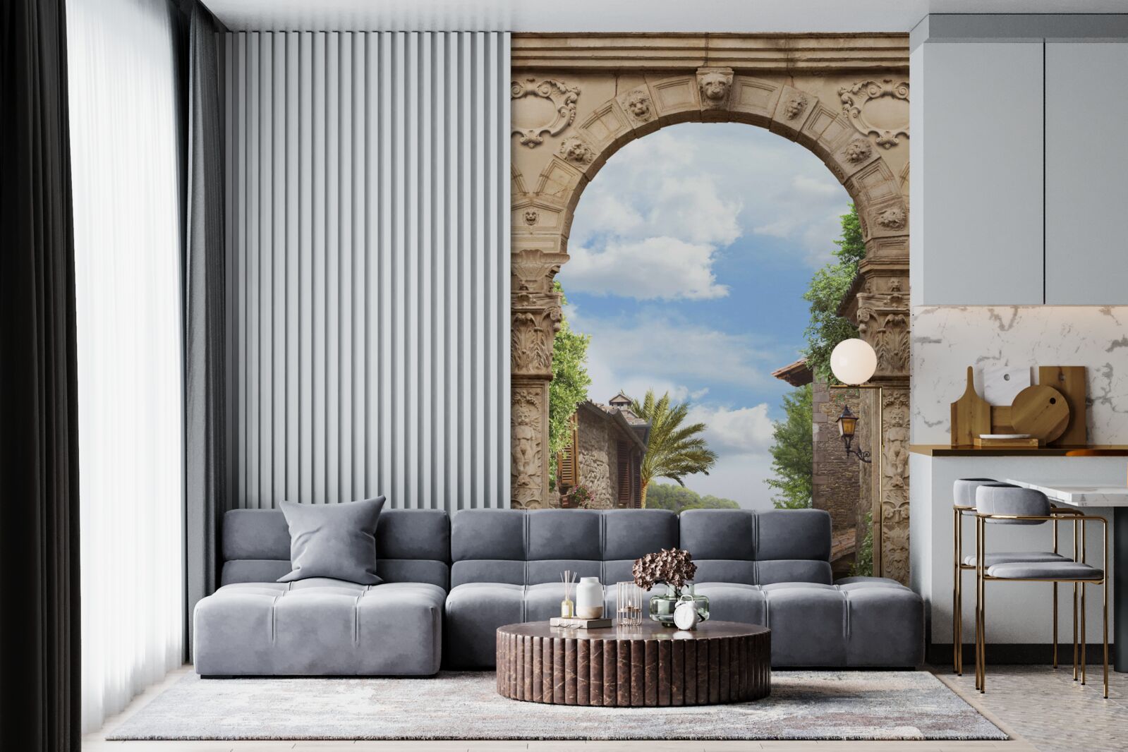 Fototapeta morský oblúk s malebným výhľadom