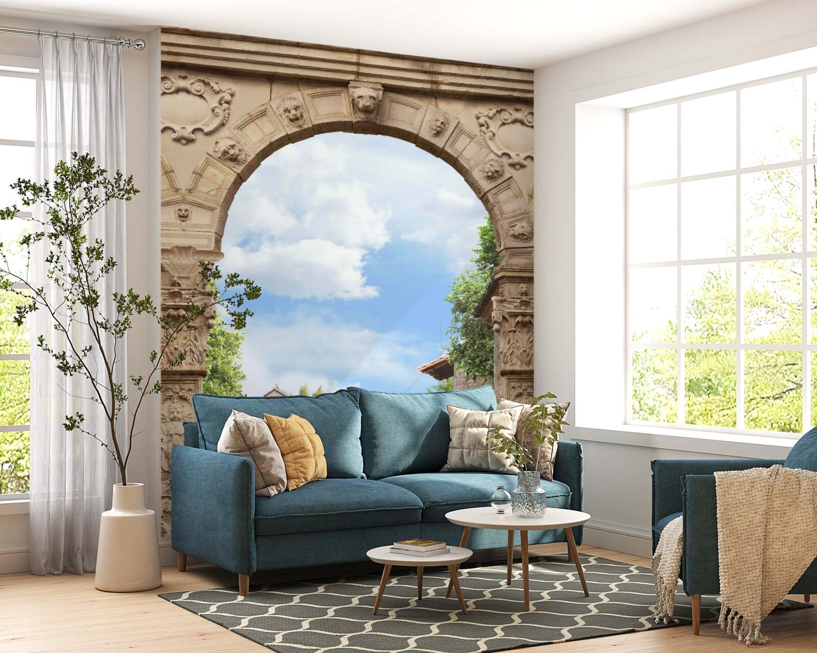 Fototapeta morský oblúk s malebným výhľadom