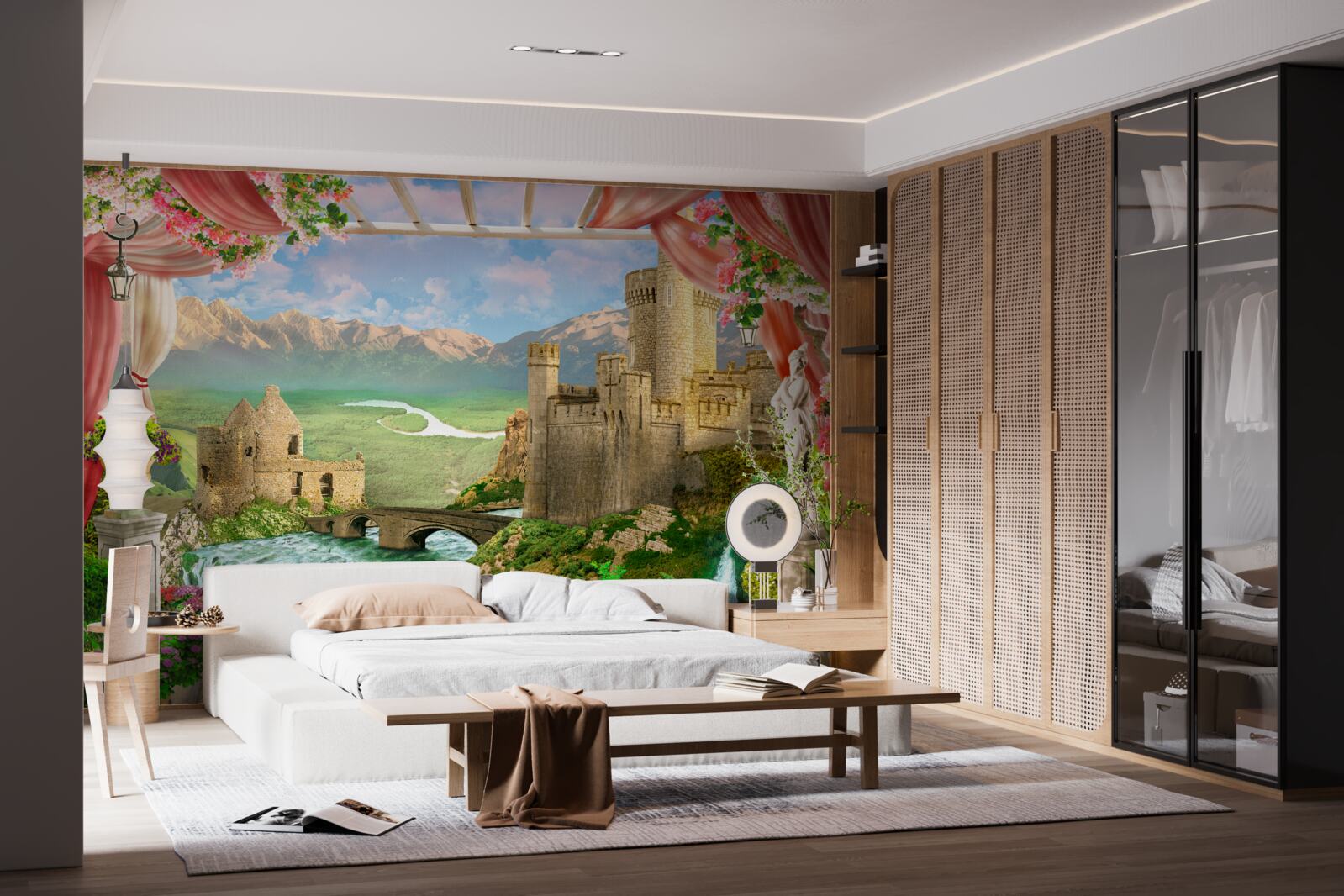 Fototapeta panoráma starobylého hradu