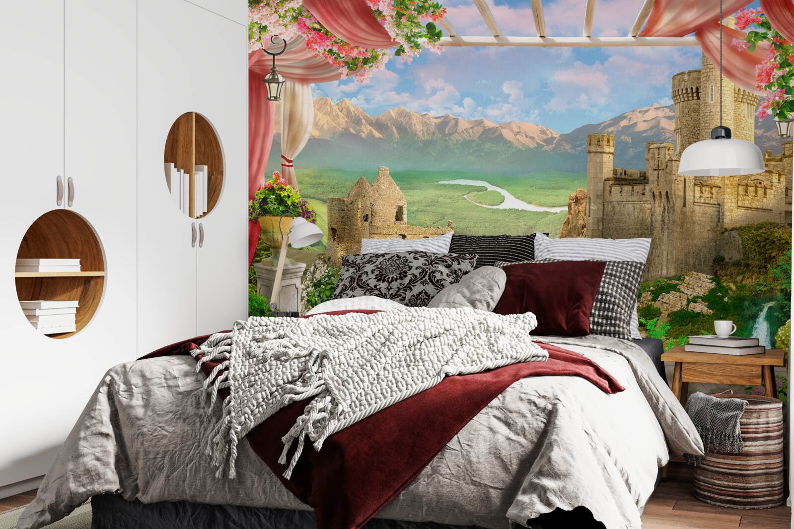 Fototapeta panoráma starobylého hradu