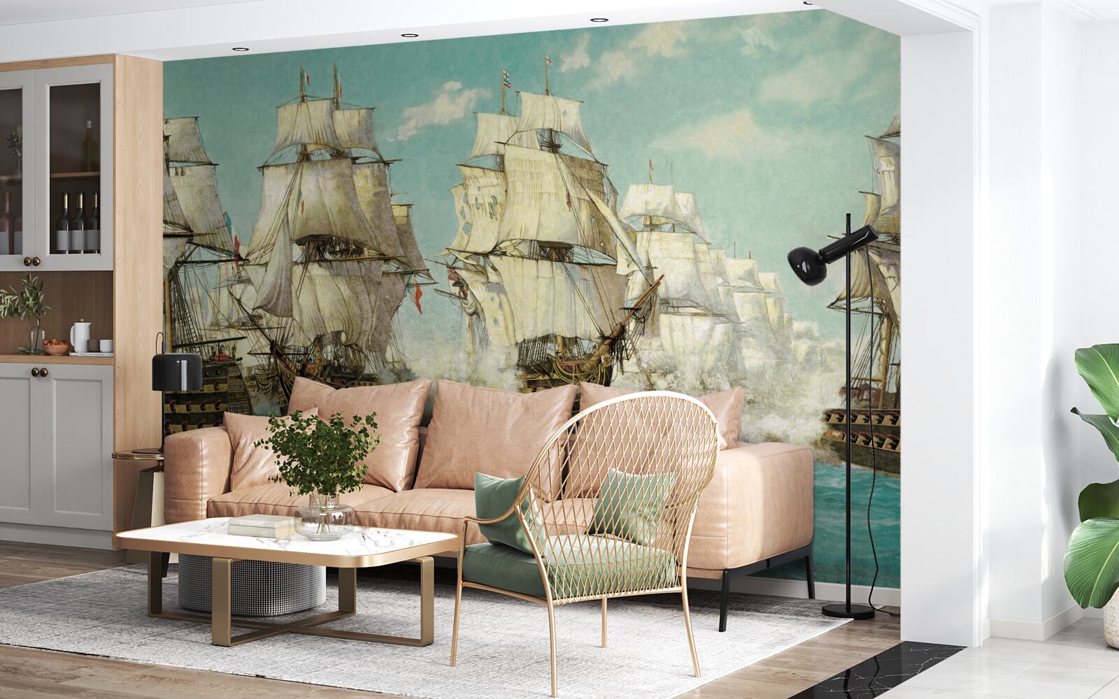 Fototapeta veľké lode s plachtami