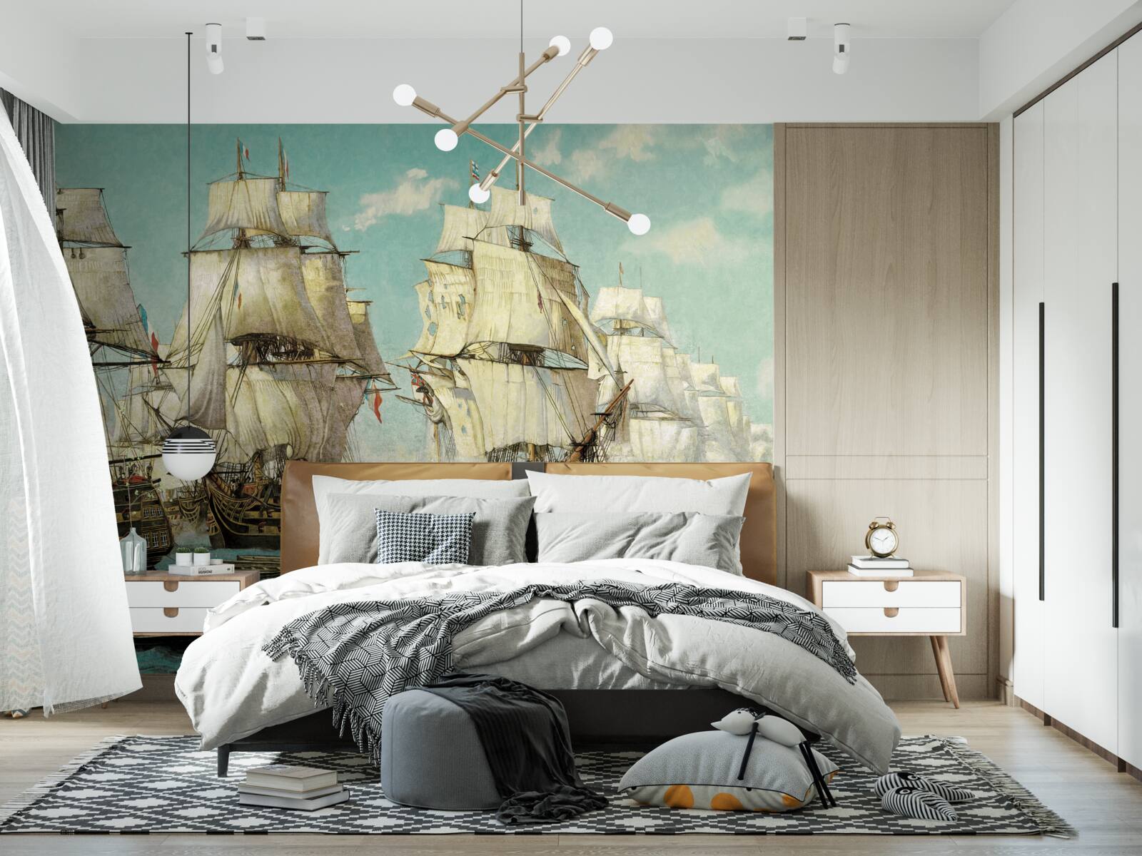 Fototapeta veľké lode s plachtami