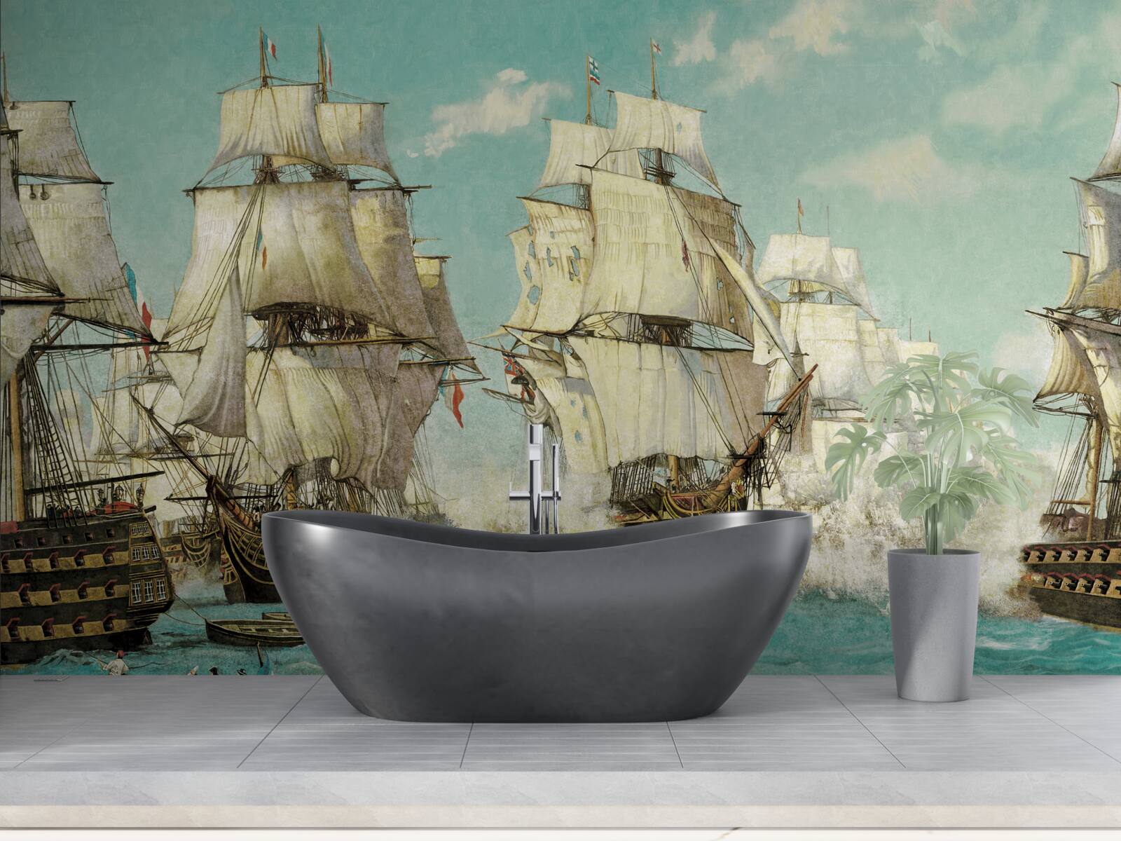 Fototapeta veľké lode s plachtami