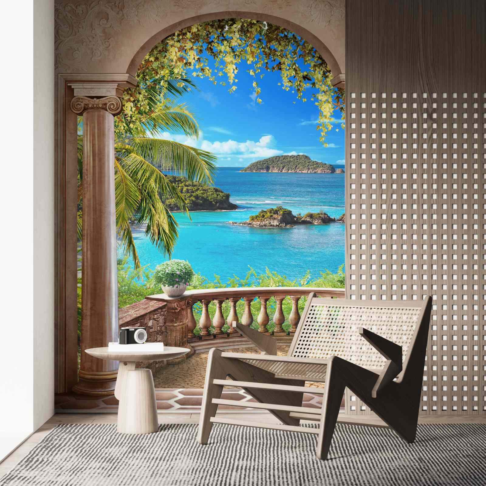 Fototapeta balkón s úchvatným výhľadom