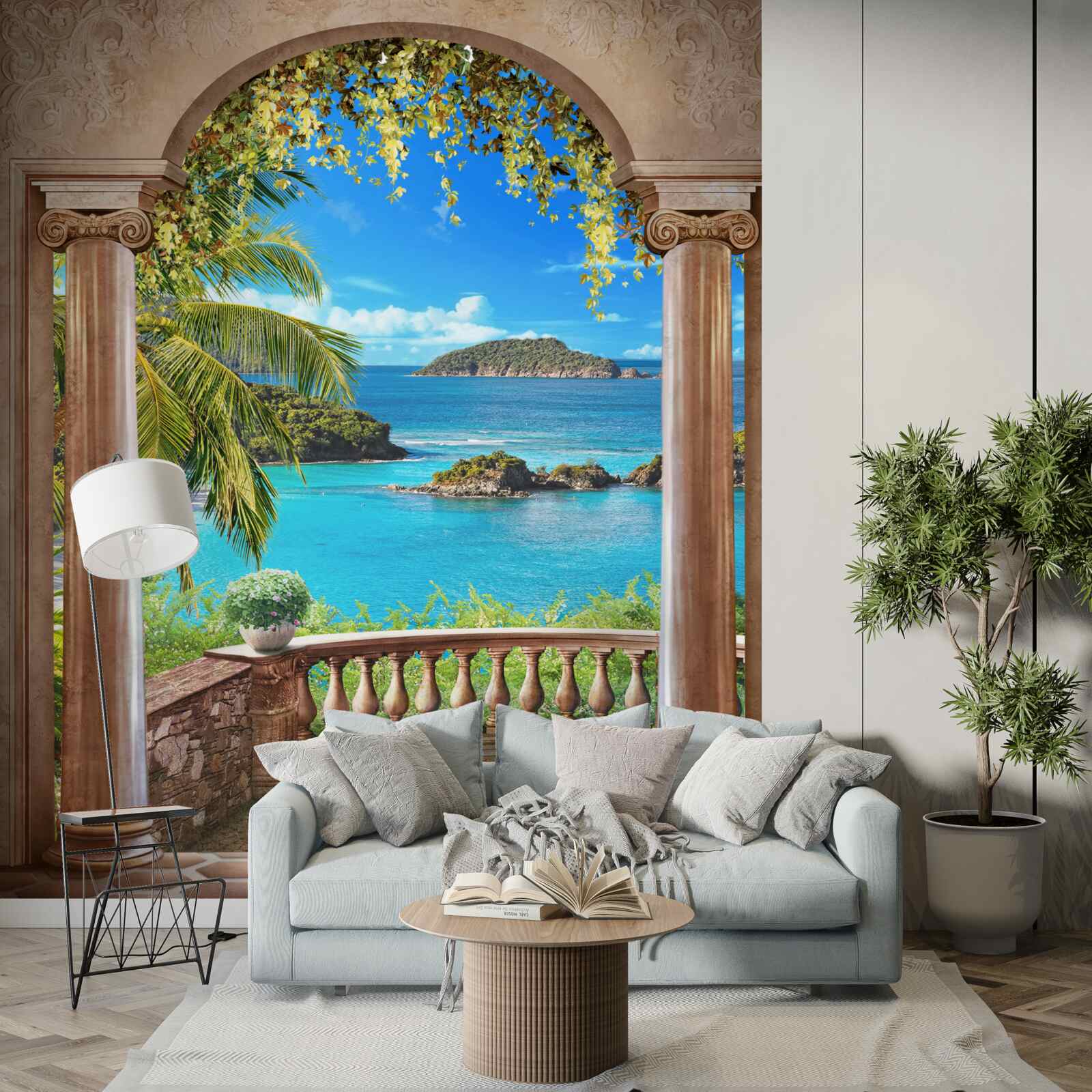 Fototapeta balkón s úchvatným výhľadom