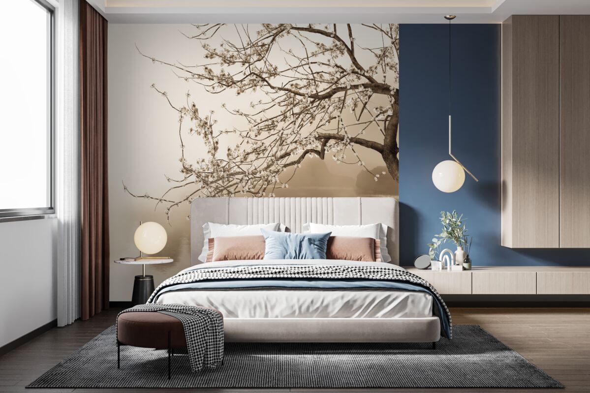 Fototapeta muž plaviaci sa na lodi