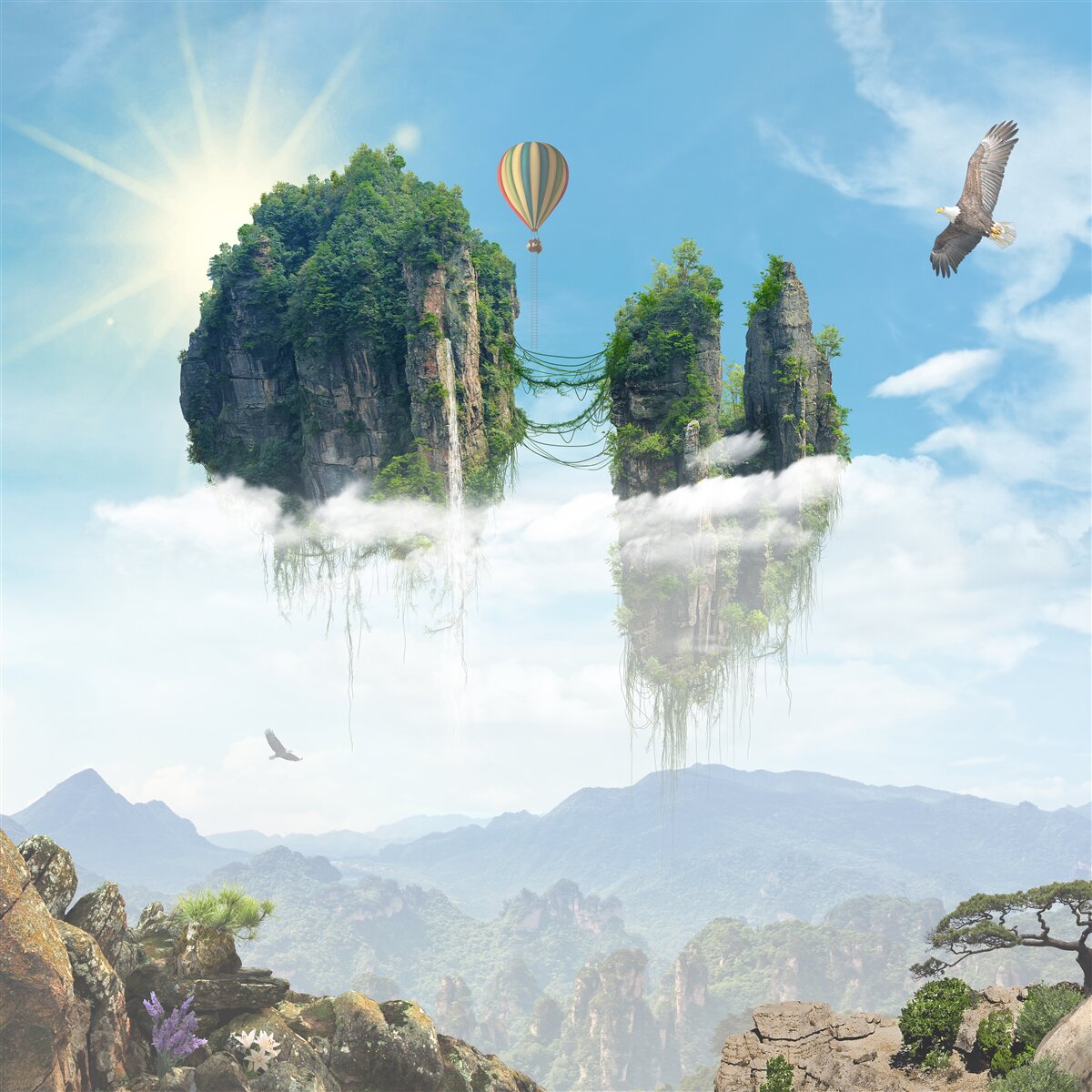 Fototapeta úžasná realita je blízko