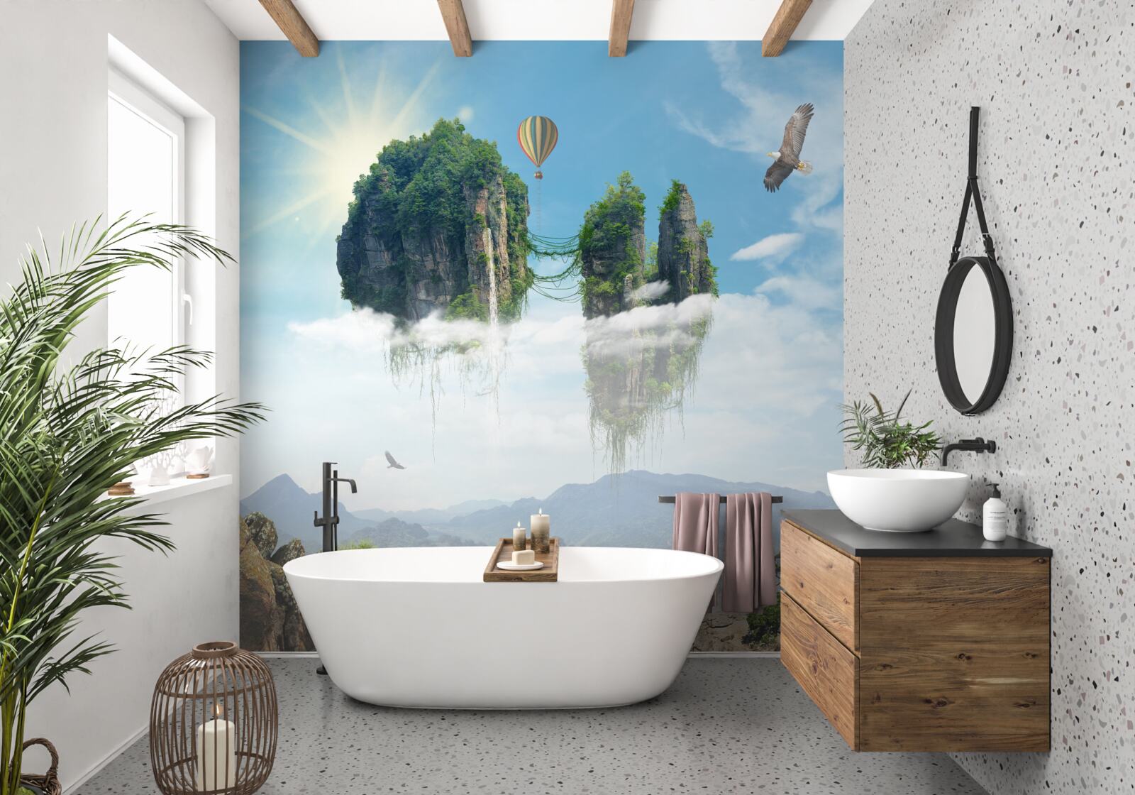 Fototapeta úžasná realita je blízko