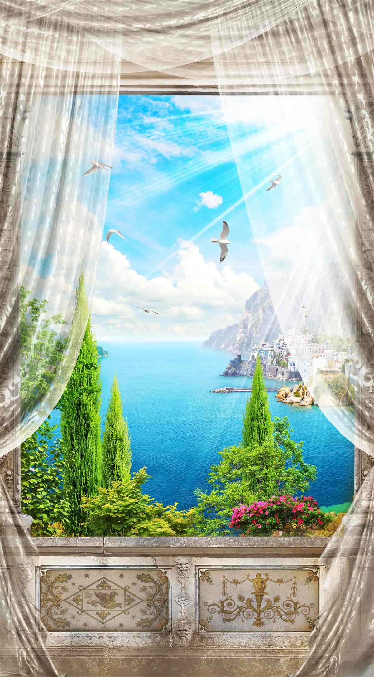 Fototapeta pohľad z okna